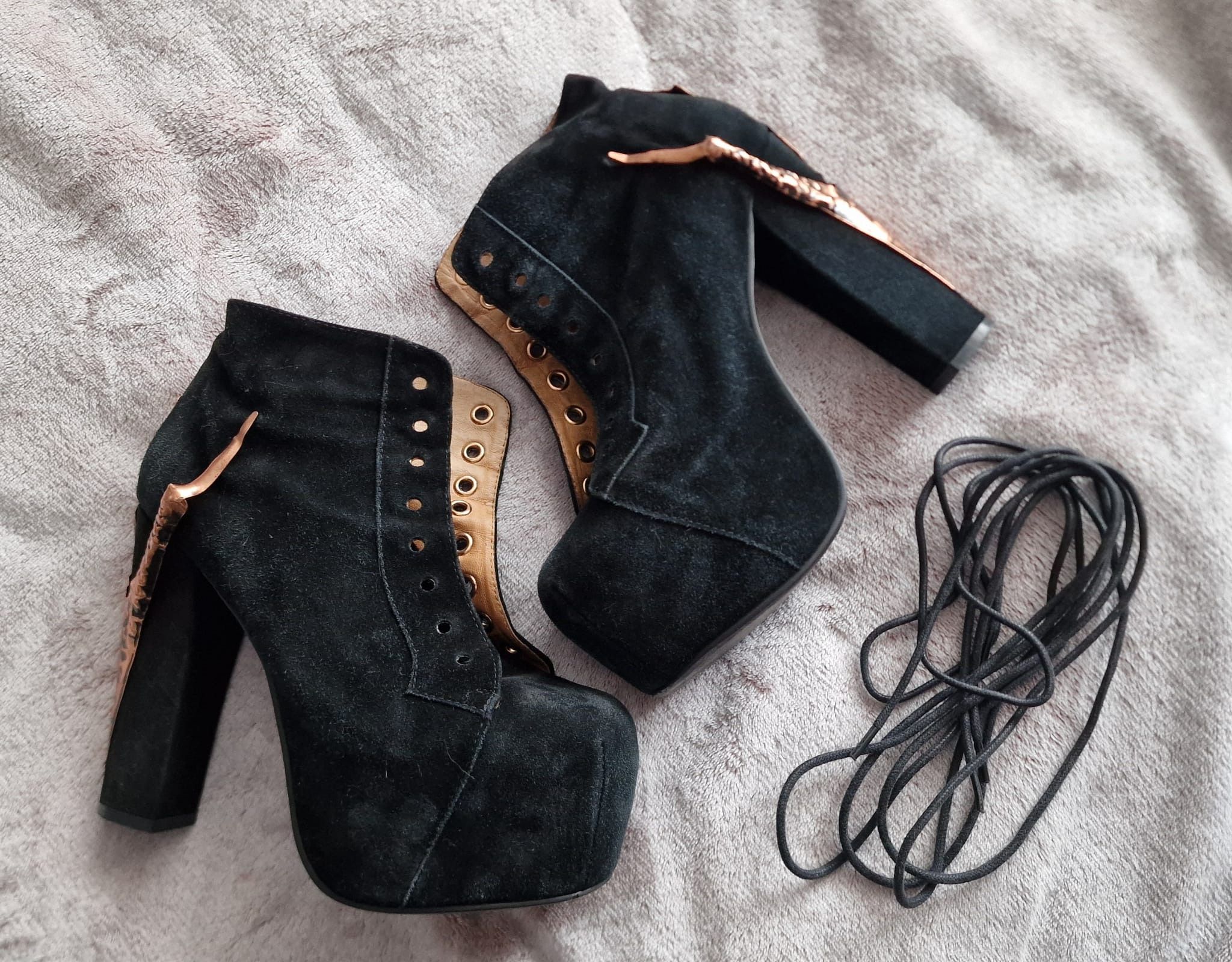 Jeffrey Campbell Archive Jeffrey Campbell Lita-Claw Boots Rare Metal Hardware Size US 6 / IT 36 - 1 Thumbnail