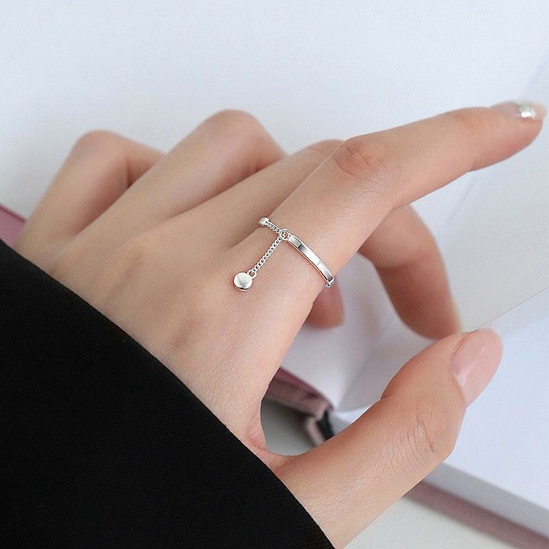 Jewelry Chain Tassels Adjustable Ring Size ONE SIZE - 1 Thumbnail