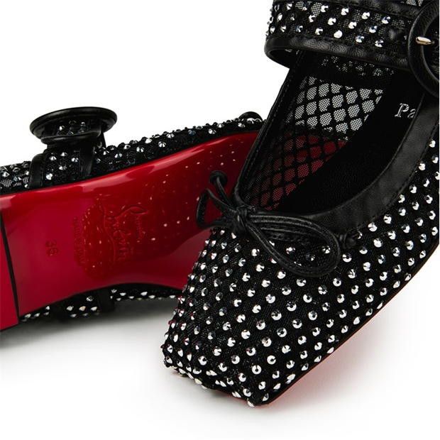 Christian Louboutin Mamastrapitina Ballerinas Size US 8.5 / IT 38.5 - 6 Thumbnail