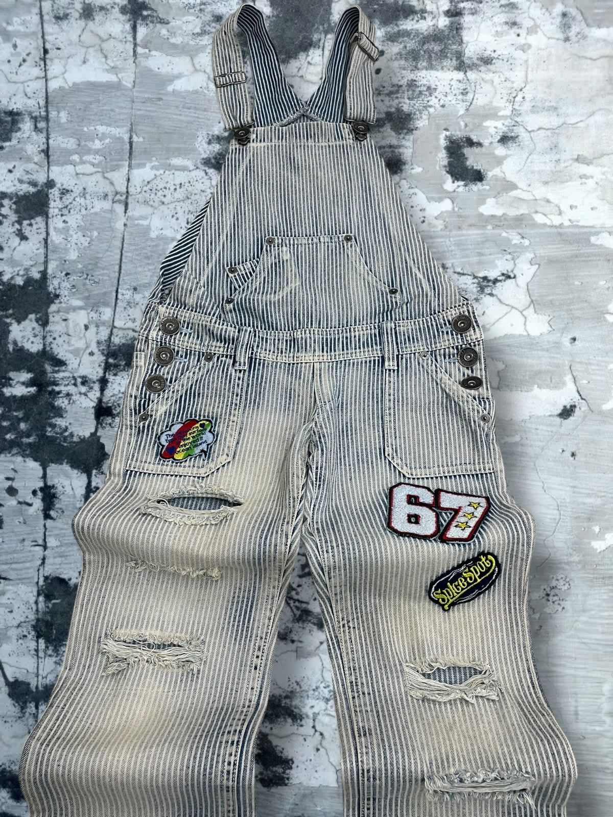 Hysteric Glamour Vintage 90s Japan Designer Blue Moon Californication Overall Size US 32 / EU 48 - 4 Thumbnail
