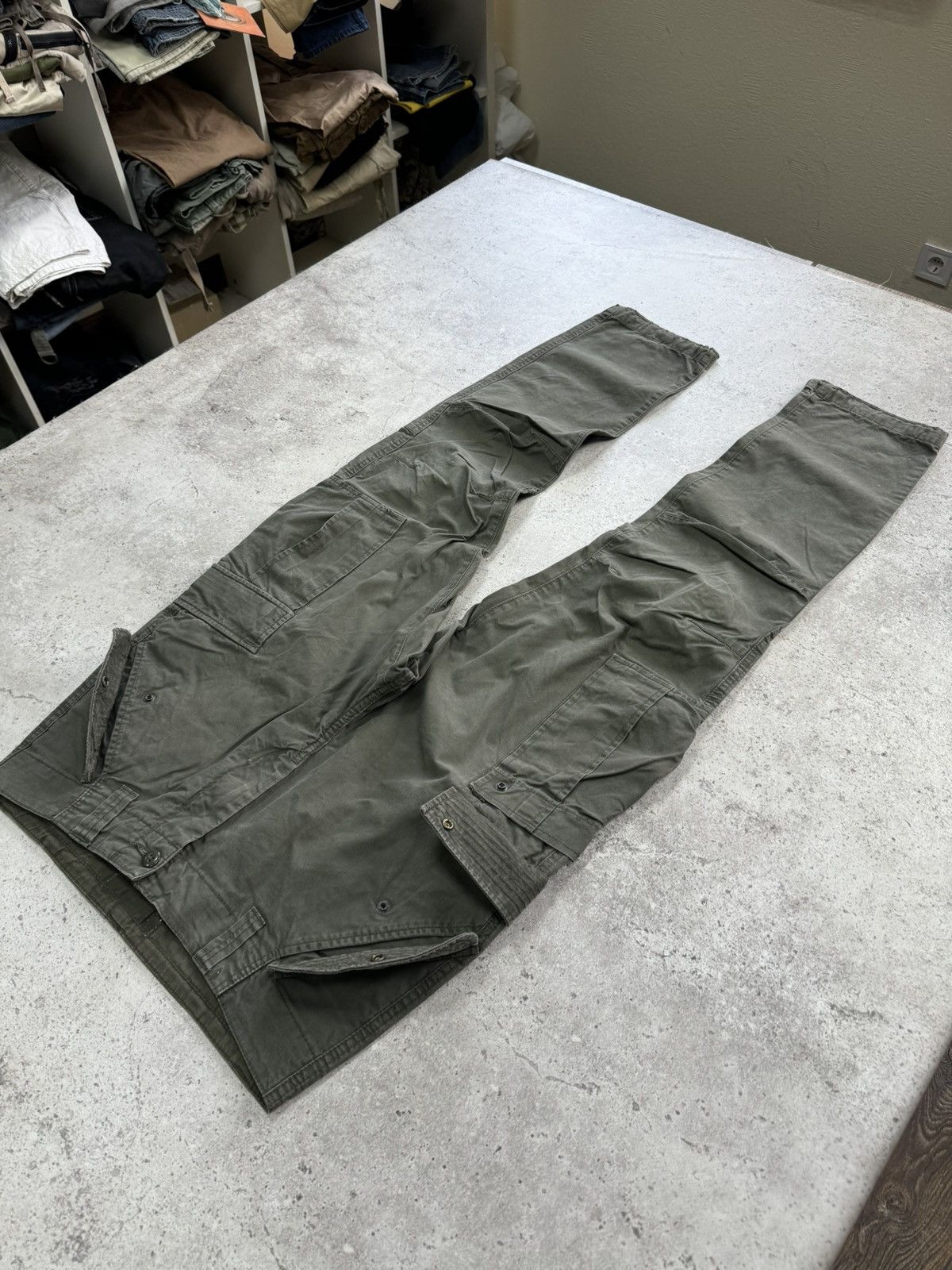 Japanese Brand Vintage Faded Cargo Julius LGB Carhartt Style Jeans Size US 30 / EU 46 - 6 Thumbnail