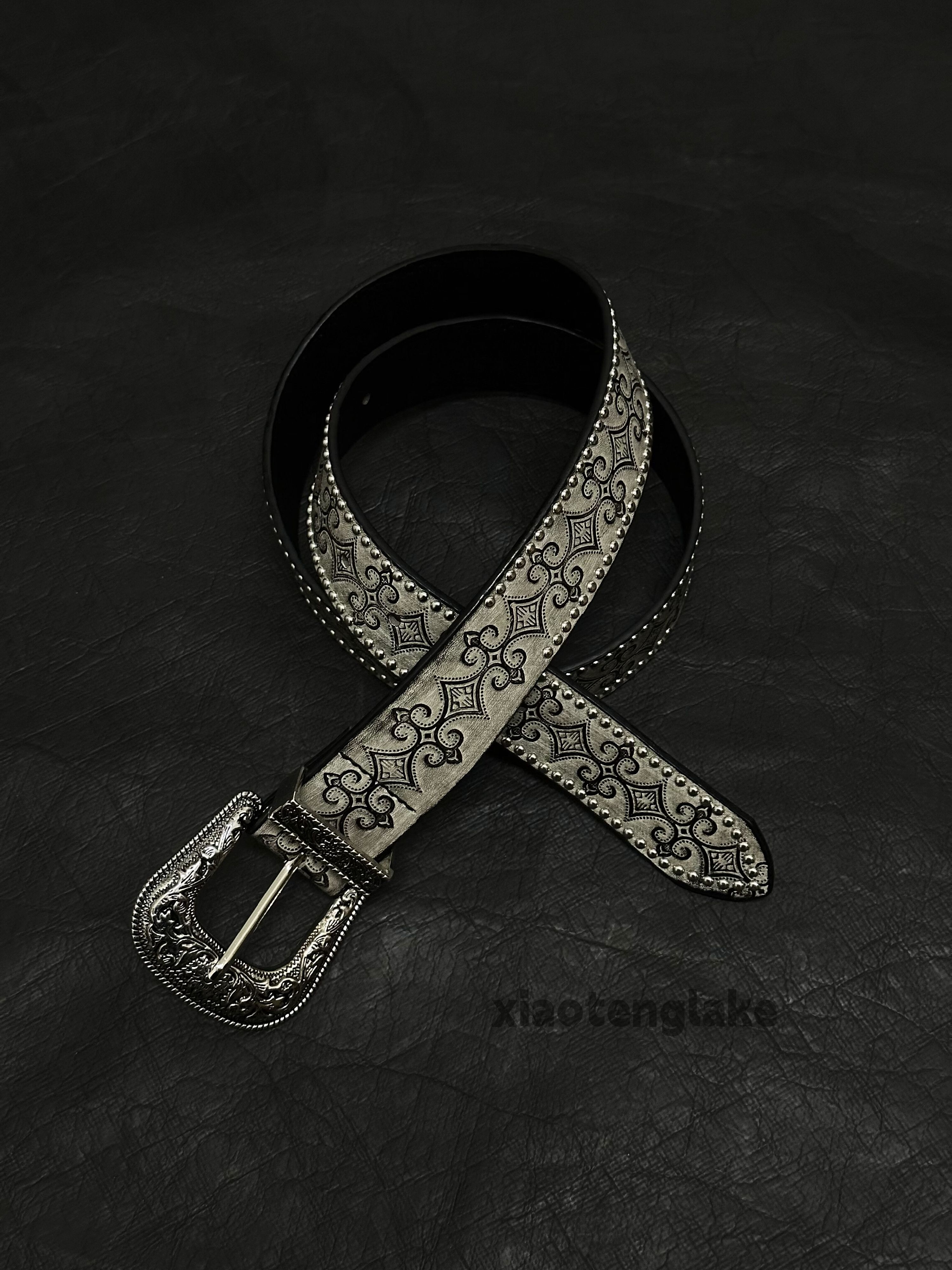 Japanese Brand Unisex utility punk yuppie full pattern festival belt Size ONE SIZE - 6 Thumbnail