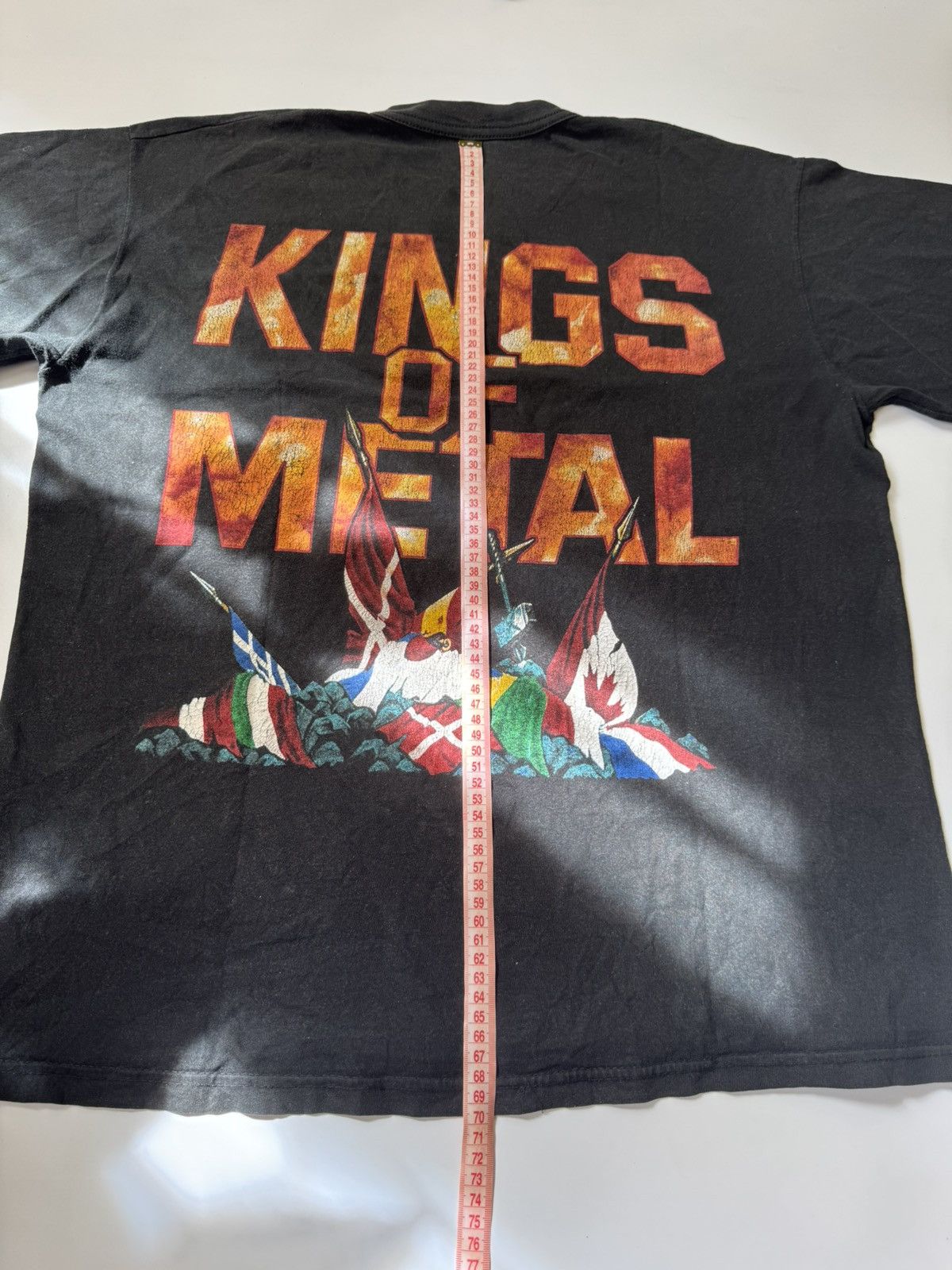 Band Tees Vintage Manowar 1994 World Tour Kings Of Metal Size US XL / EU 56 / 4 - 13 Thumbnail