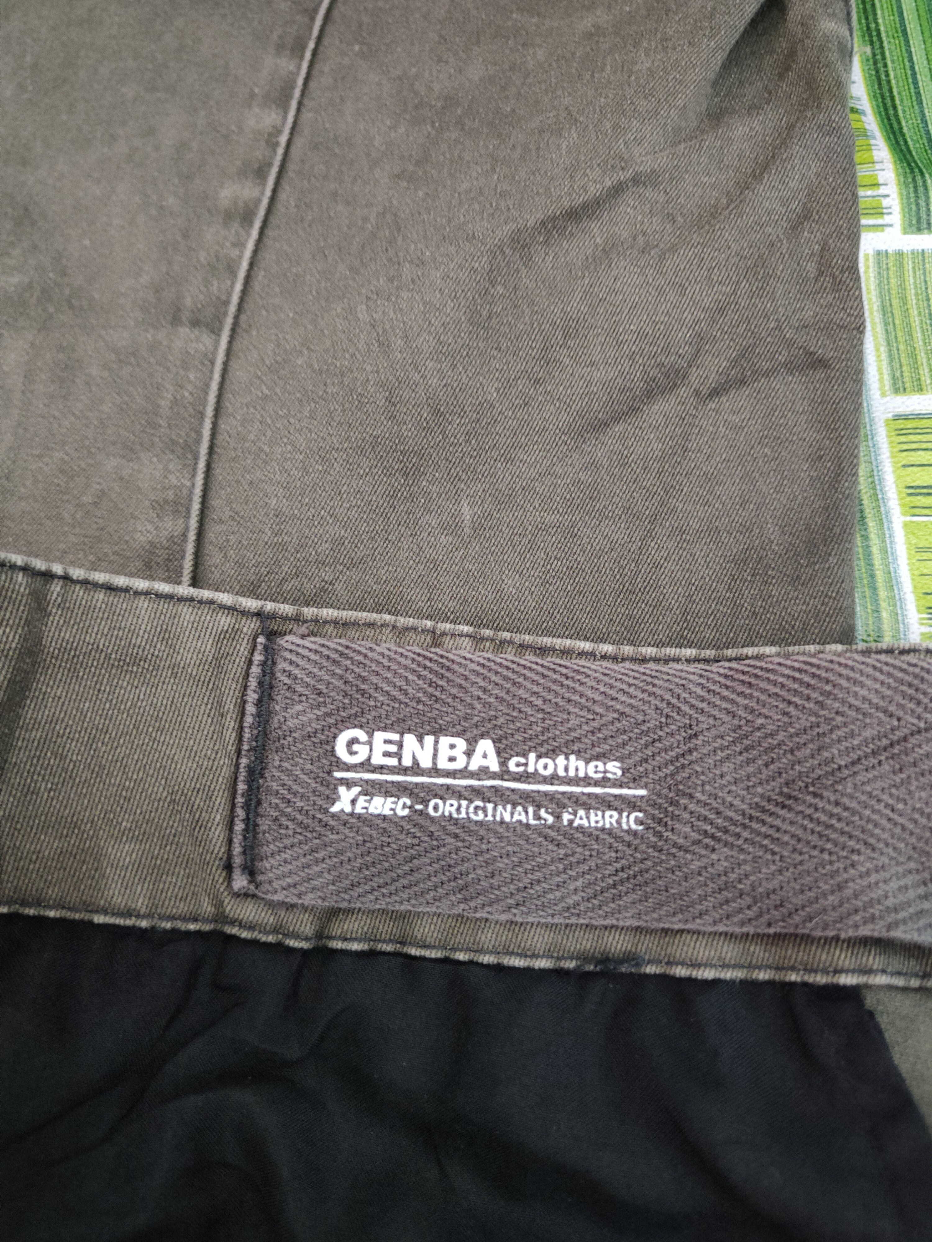 Japanese Brand Genba Dark Olive Multipocket Cargo Pants #S1285 Size US 37 - 14 Thumbnail