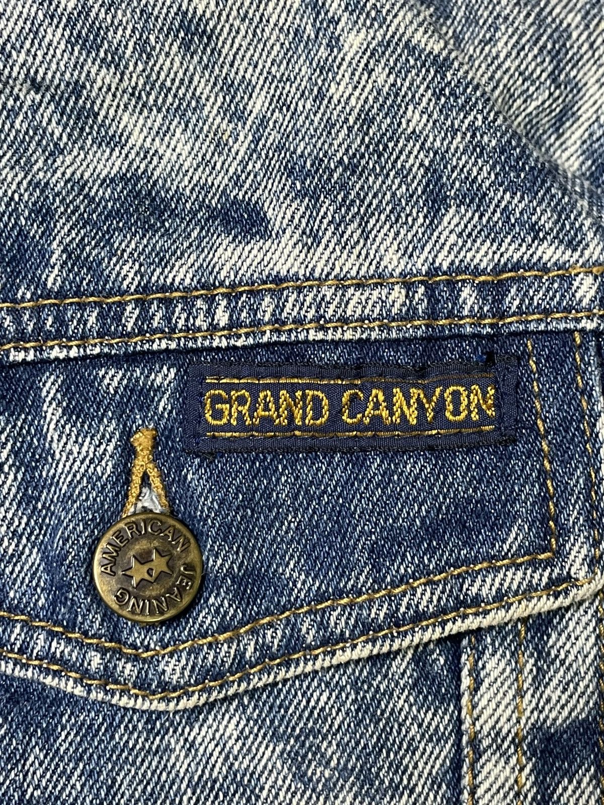 Japanese Brand × Vintage Vintage Grand Canyon Trucker Denim Jacket (31) Size US M / EU 48-50 / 2 - 9 Thumbnail