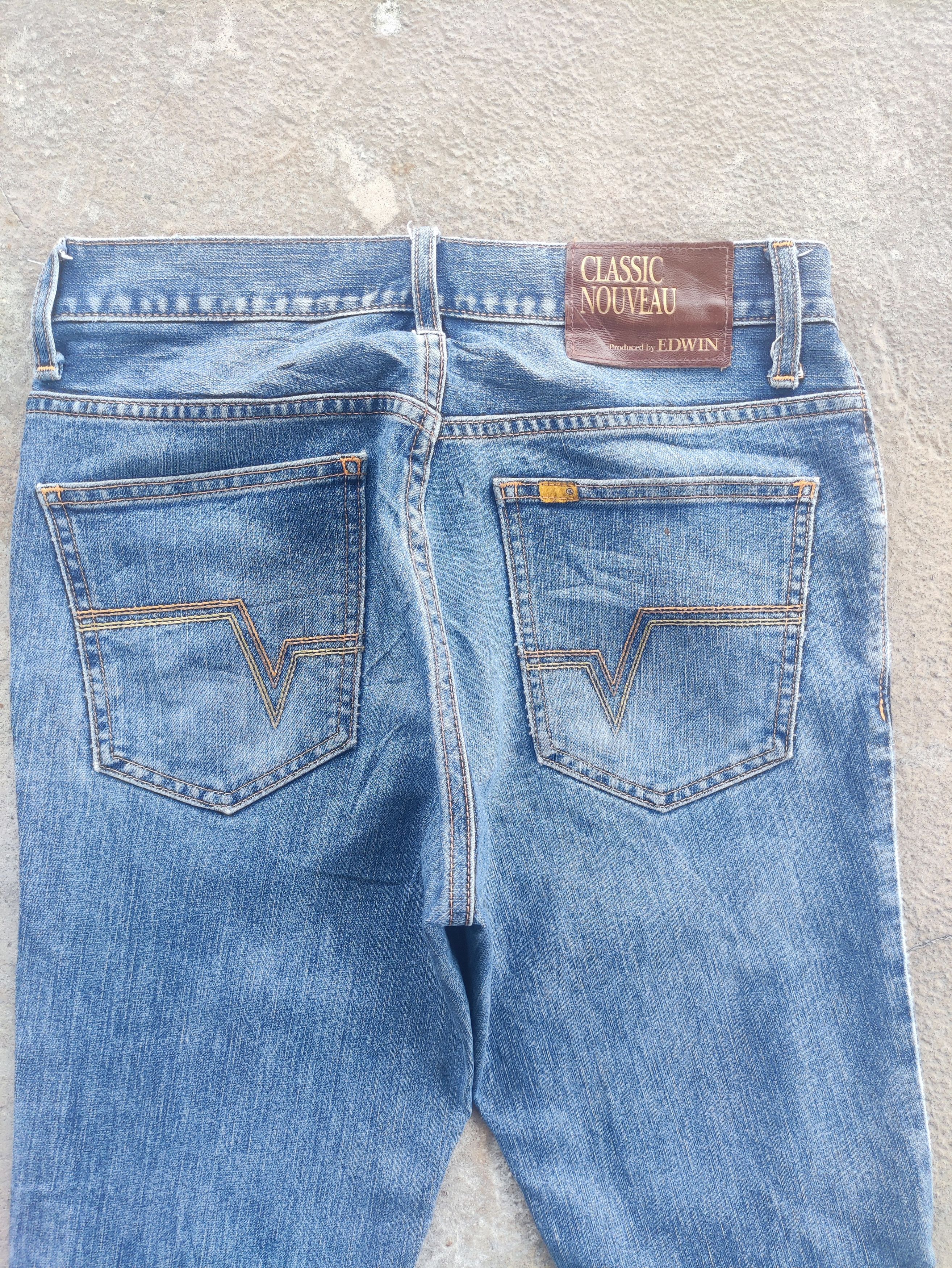 Edwin Vintage Edwin Distress Faded Denim Jean Size US 30 / EU 46 - 10 Thumbnail