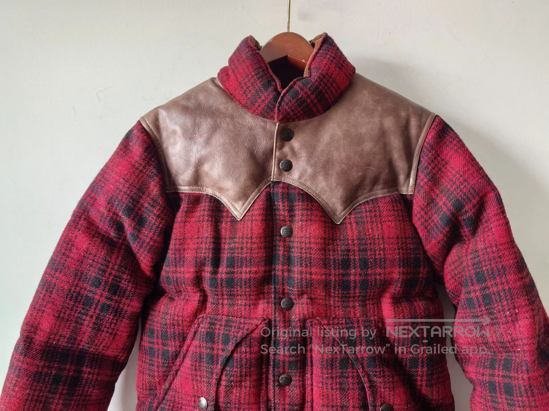 RRL Ralph Lauren RRL Double RL Vintage Wool Leather Down Jacket. Size US S / EU 44-46 / 1 - 5 Thumbnail
