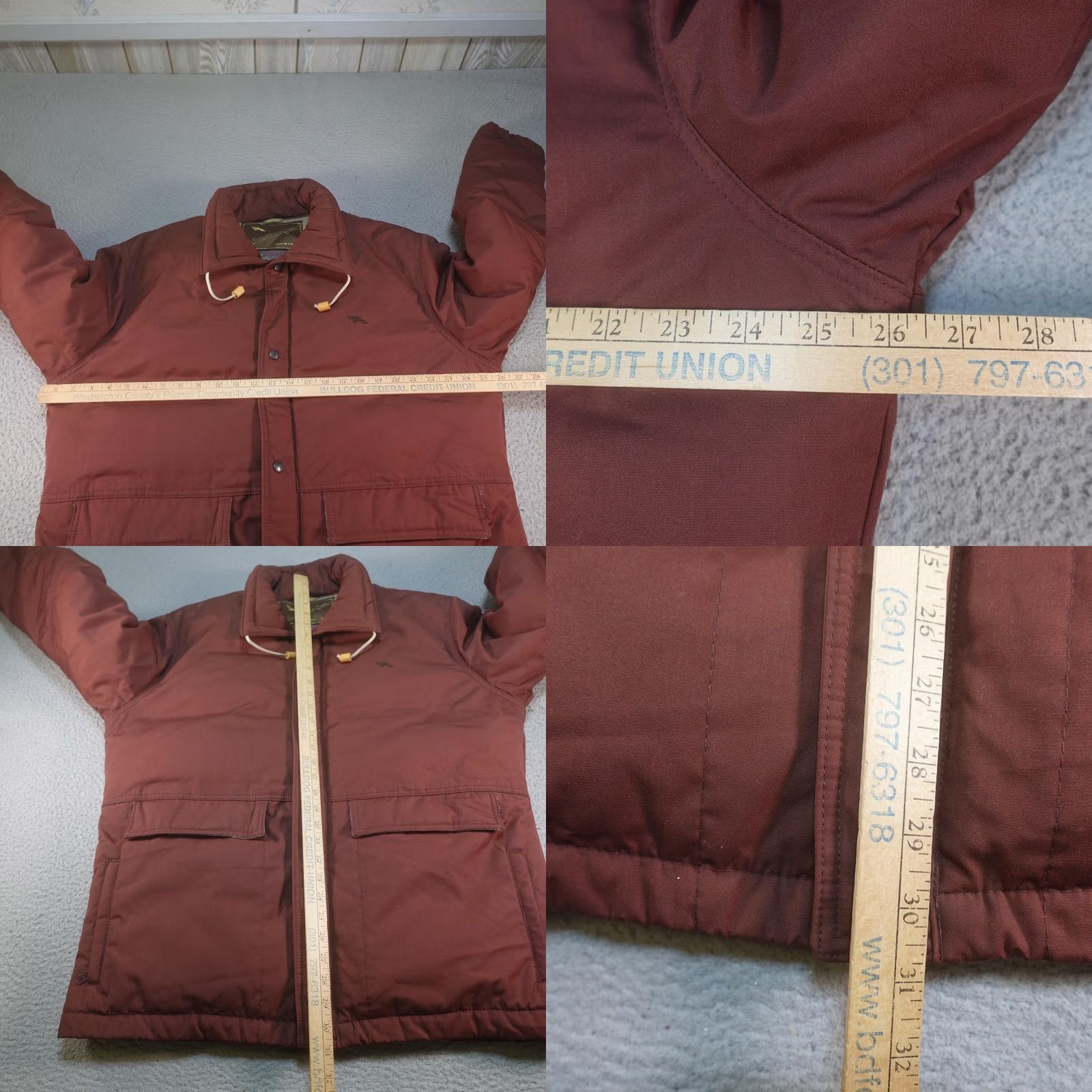 Vintage VINTAGE Adventure Gear Vagabond Jacket Mens XL Brown Down Puffer Canvas Zip Stand-Up Collar Winter Hiking Skiing Outdoor Size US XL / EU 56 / 4 - 10 Thumbnail