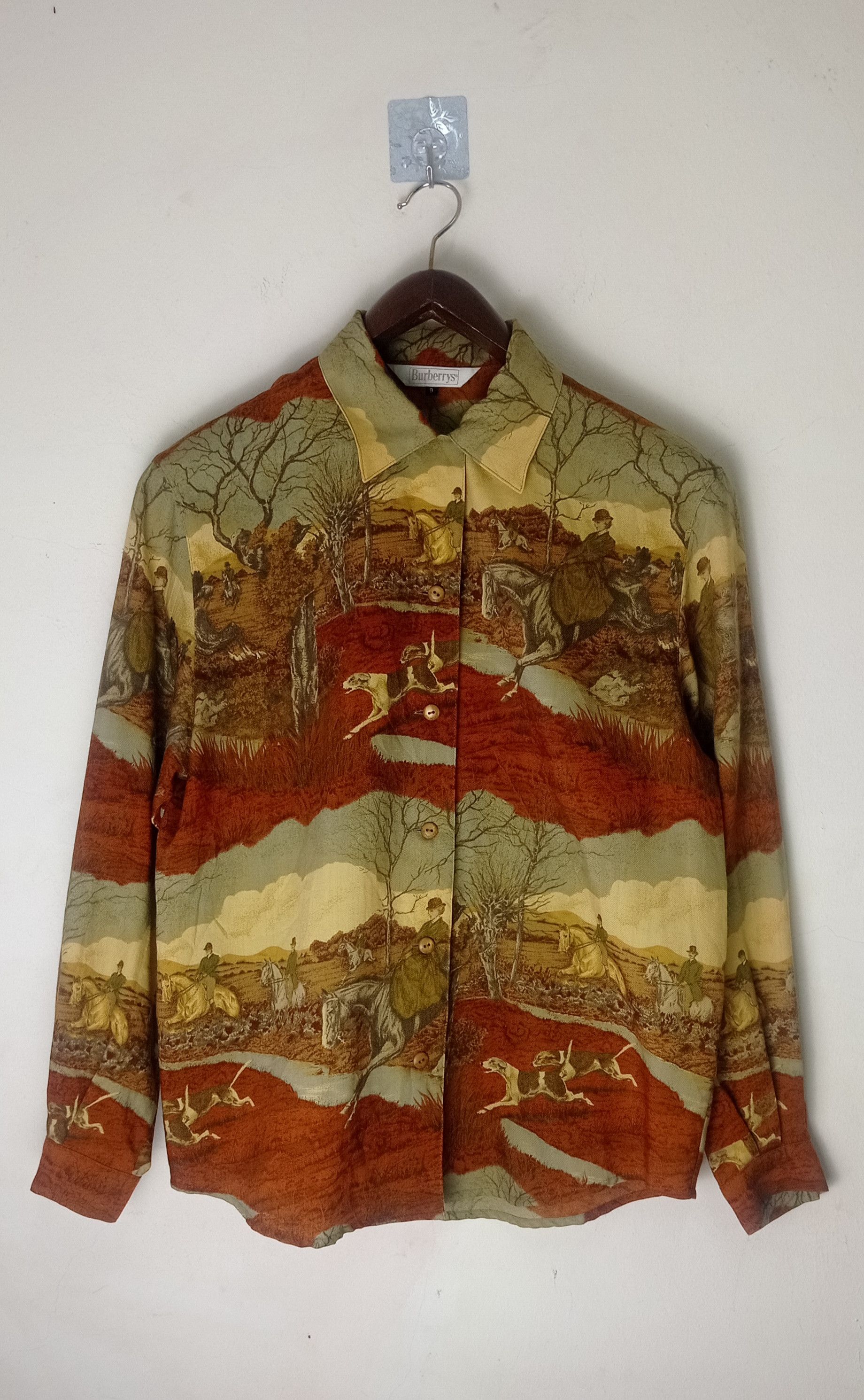 Burberry × Vintage Vintage 90s Burberry's Woman Shirt nice design Size M / US 6-8 / IT 42-44 - 1 Thumbnail