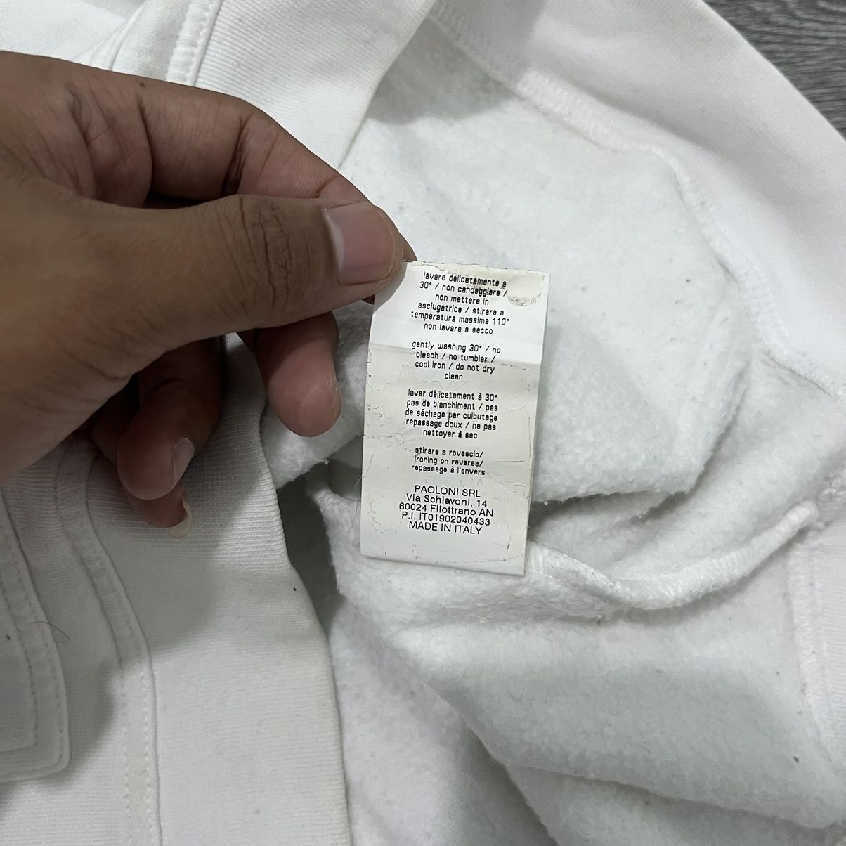 Designer MSGM Arrow Down The Side Hoodie Size US XL / EU 56 / 4 - 9 Thumbnail