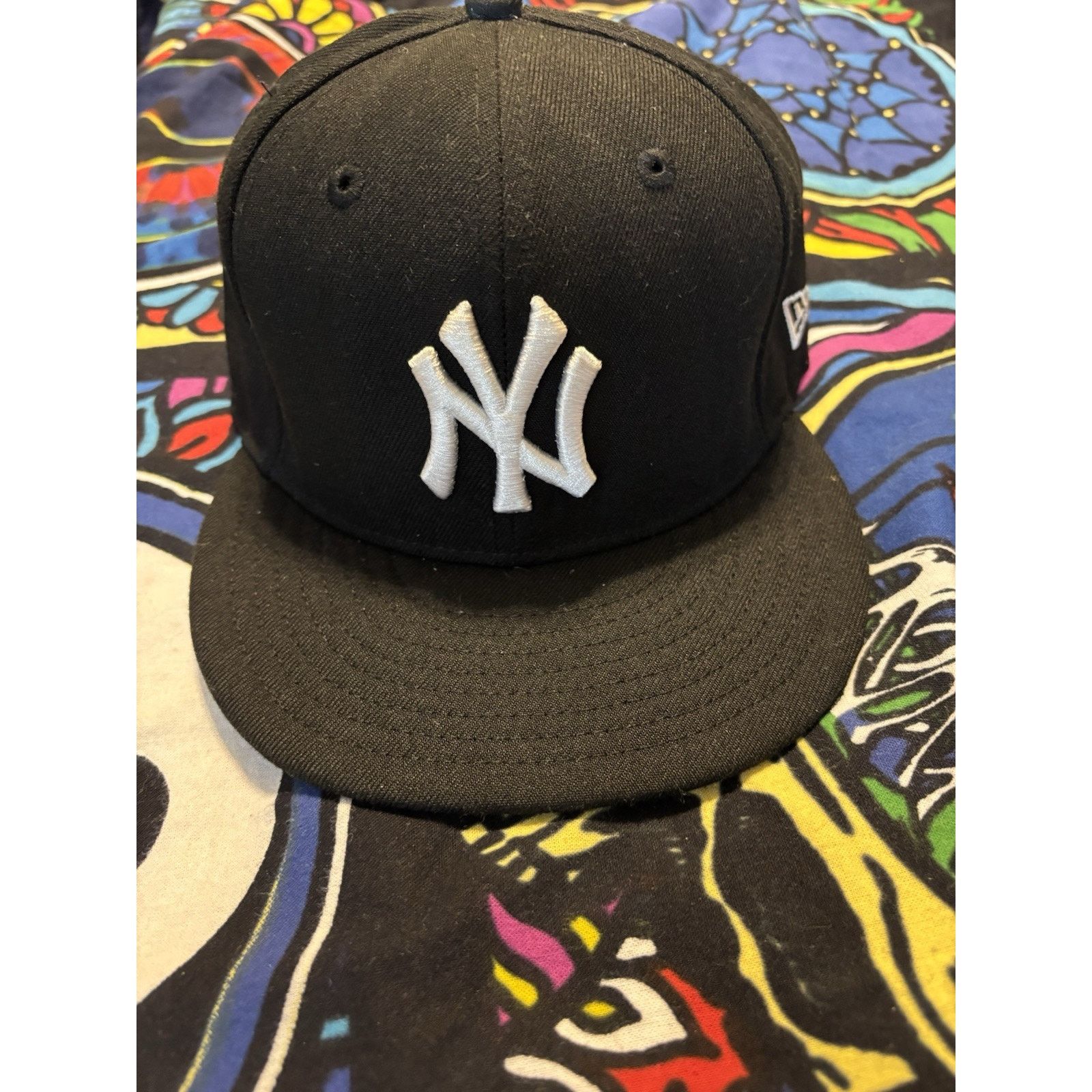 New Era New York Yankees MLB Hat flex fit 7 3/8 Size ONE SIZE - 2 Thumbnail