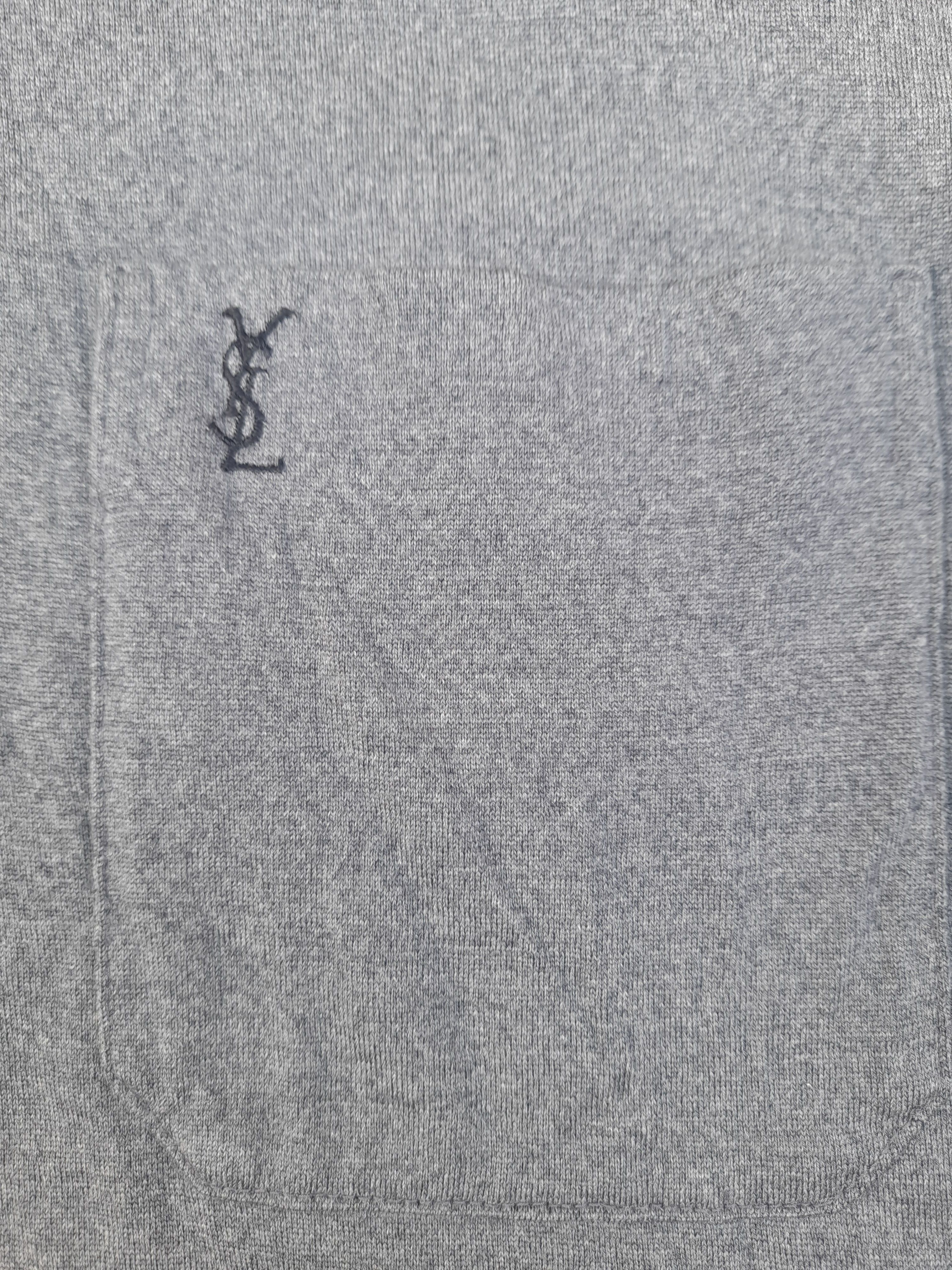 Yves Saint Laurent Yves saint laurent long sleeve polo shirt Size US XL / EU 56 / 4 - 4 Thumbnail