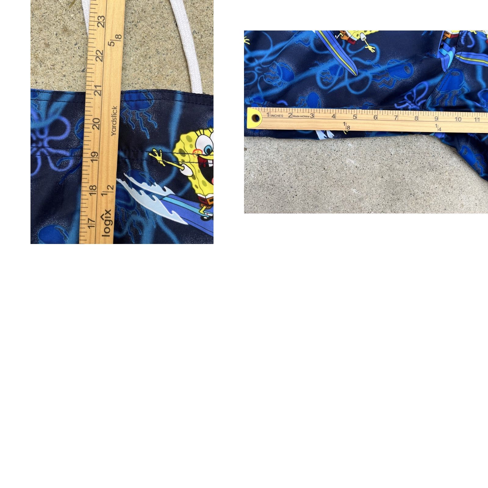 Nickelodeon Men's SpongeBob Board Shorts Multicolor All-Over 34 Cotton Blend Beach Surf Swim Size US 34 / EU 50 - 9 Thumbnail