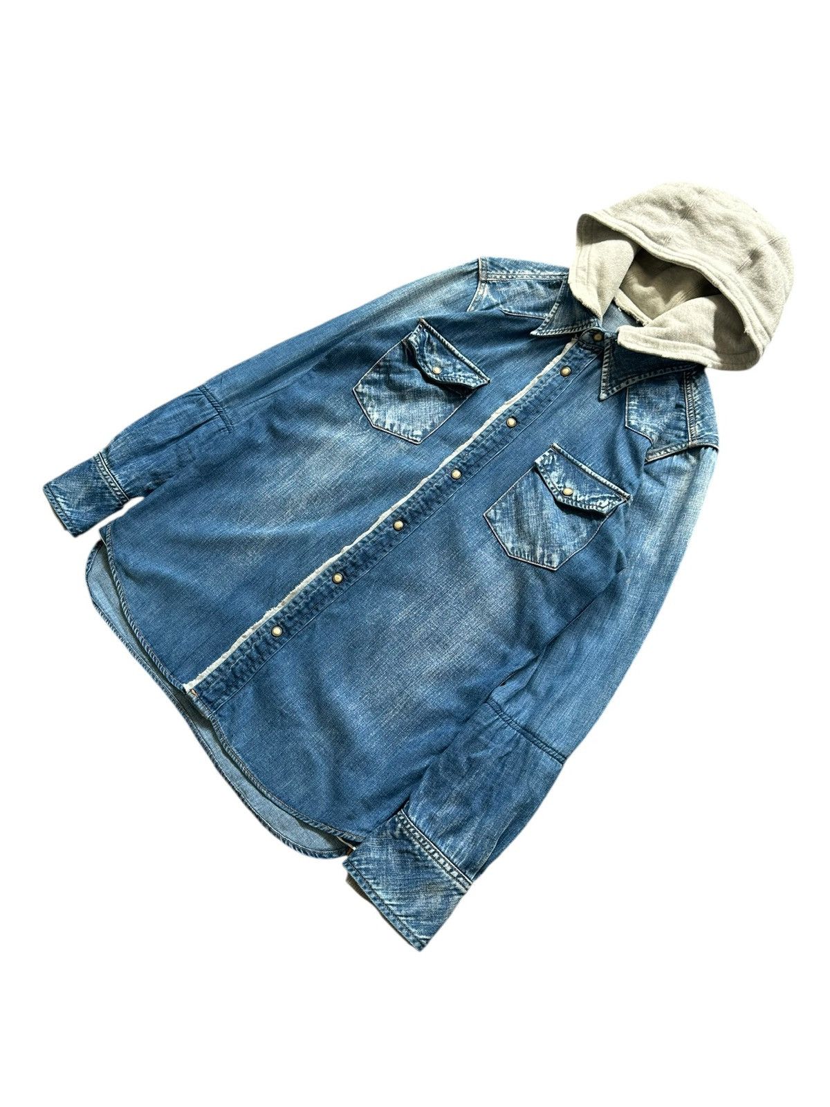 Le Grande Bleu (L.G.B.) 09/10AW - Charmcult '' Last Collection'' denim shirt Size US M / EU 48-50 / 2 - 5 Thumbnail