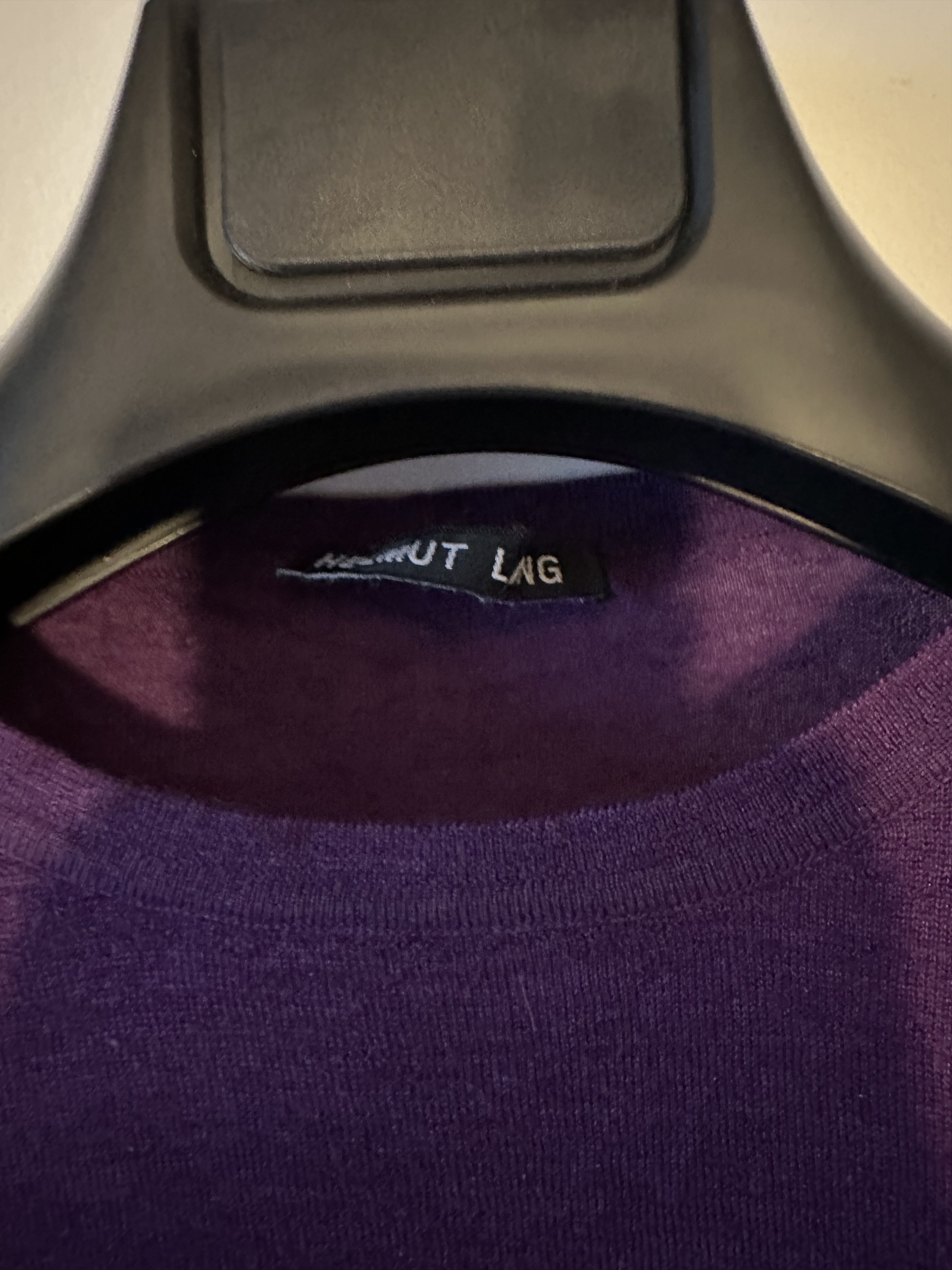 Helmut Lang Helmut Lang Vintage Purple Cashmere Sweater Size US XS / EU 42 / 0 - 2 Thumbnail