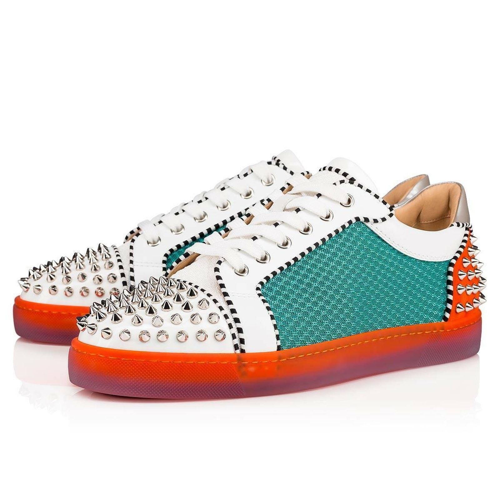 Christian Louboutin Christian Louboutin Mens AC Seavaste 2 Flat White Size US 8 / EU 41 - 1 Thumbnail