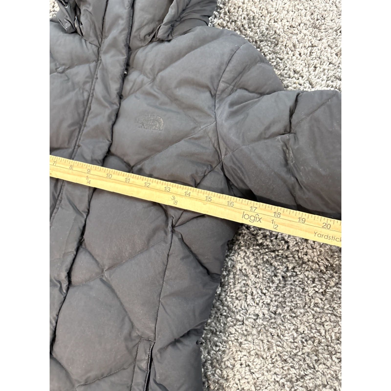 The North Face The North Face Jacket Womens XS Black Quilted 550 Down Insulated Parka Puffer Jacket Size XS / US 0-2 / IT 36-38 - 2 Thumbnail