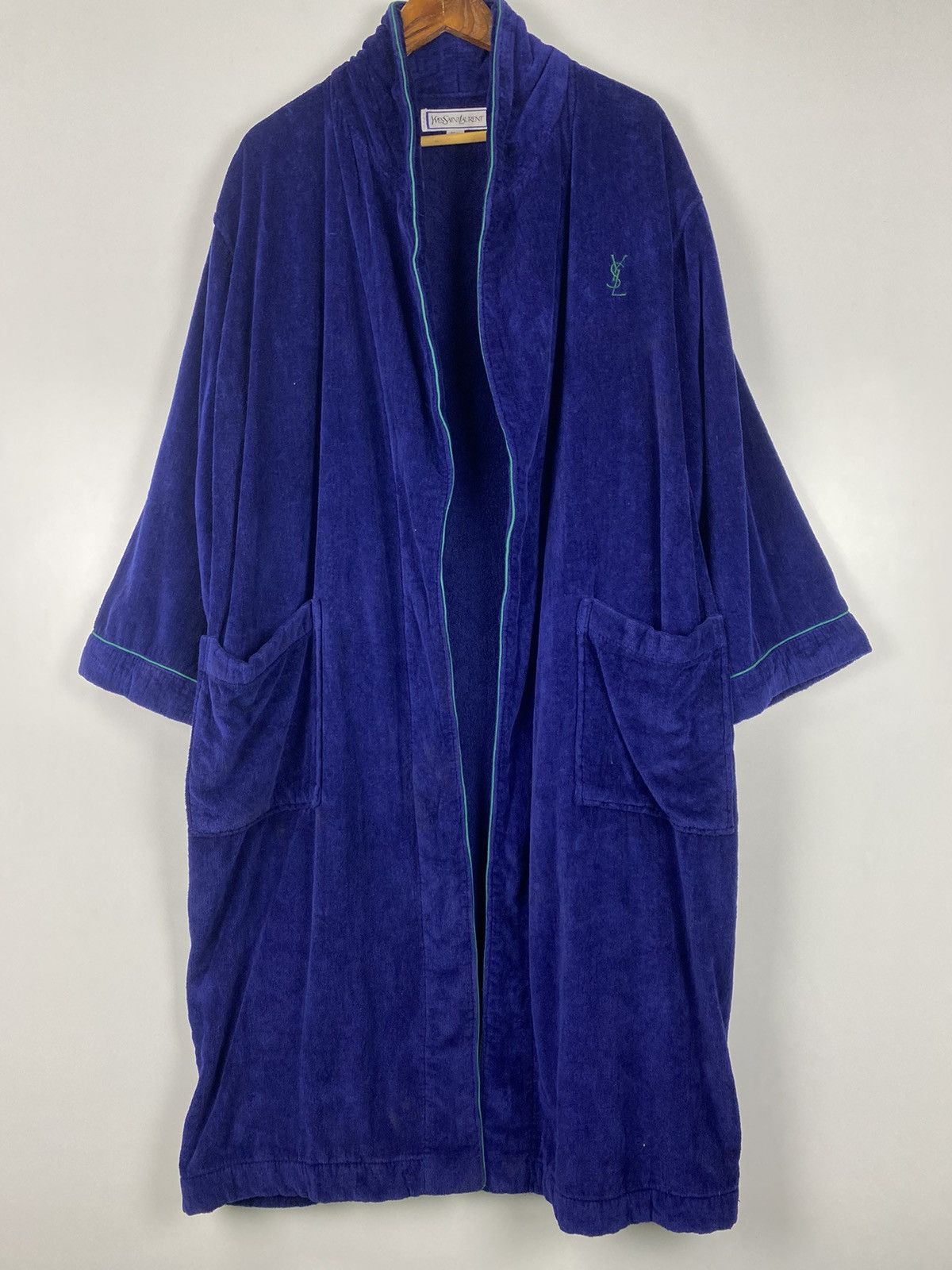 Vintage × Yves Saint Laurent Vintage YSL Pyjamas Jacket Size US M / EU 48-50 / 2 - 3 Thumbnail