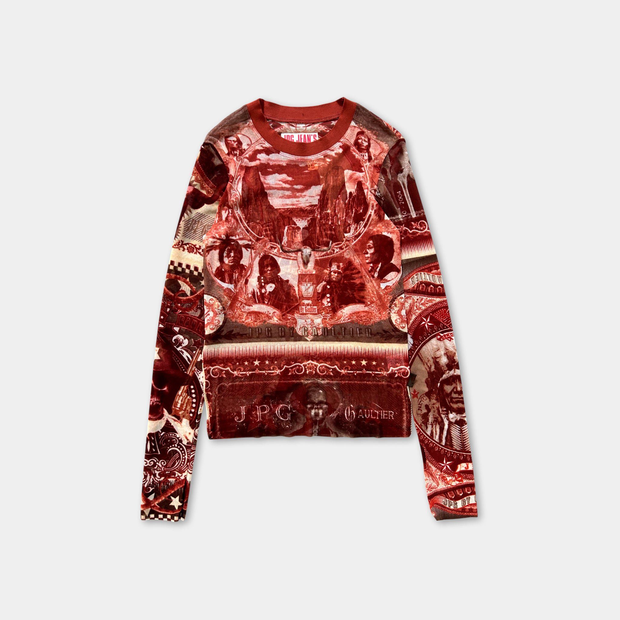 Jean Paul Gaultier Jean Paul Gaultier SS 1995 cyber mesh top | Grailed