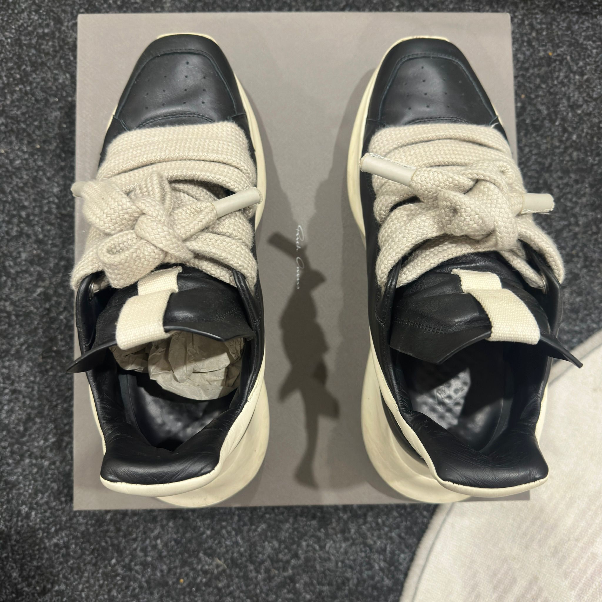 Rick Owens Rick Owens Geth Runner Jumbo Lace Size US 11 / EU 44 - 2 Thumbnail