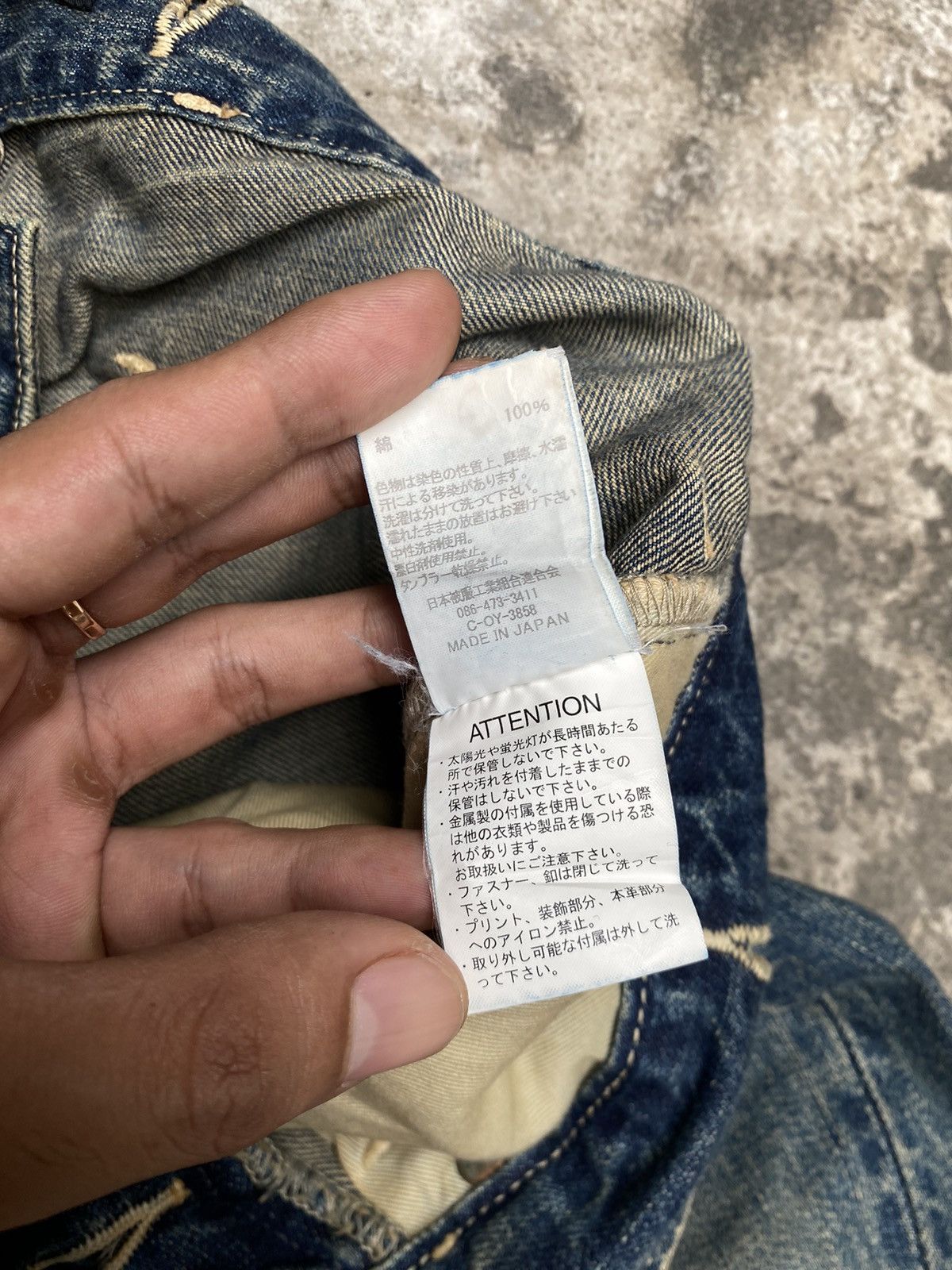 Johnbull Vintage Johnbull Selvedge Carpenter Buckleback Denim Size US 32 / EU 48 - 6 Thumbnail