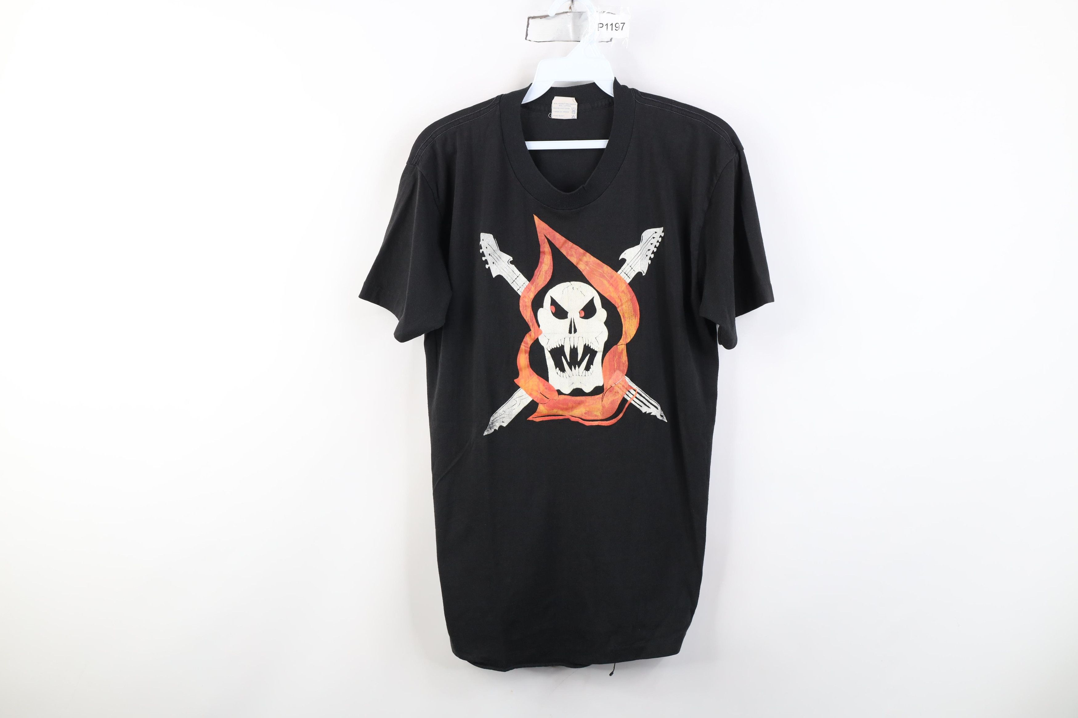 Vintage Vintage 80s Faith Band Rock Punk Rock T-Shirt Skull USA Size US L / EU 52-54 / 3 - 1 Thumbnail