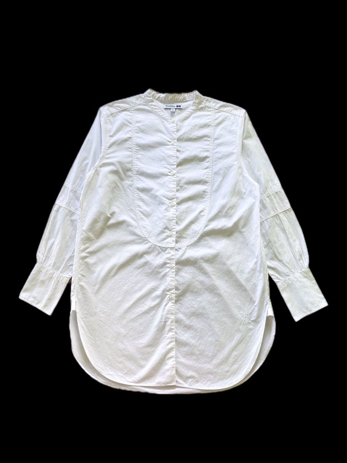 JW Anderson × Uniqlo SS19 Uniqlo x JWA Tuxedo White LS Blouse Size L / US 10 / IT 46 - 1 Thumbnail