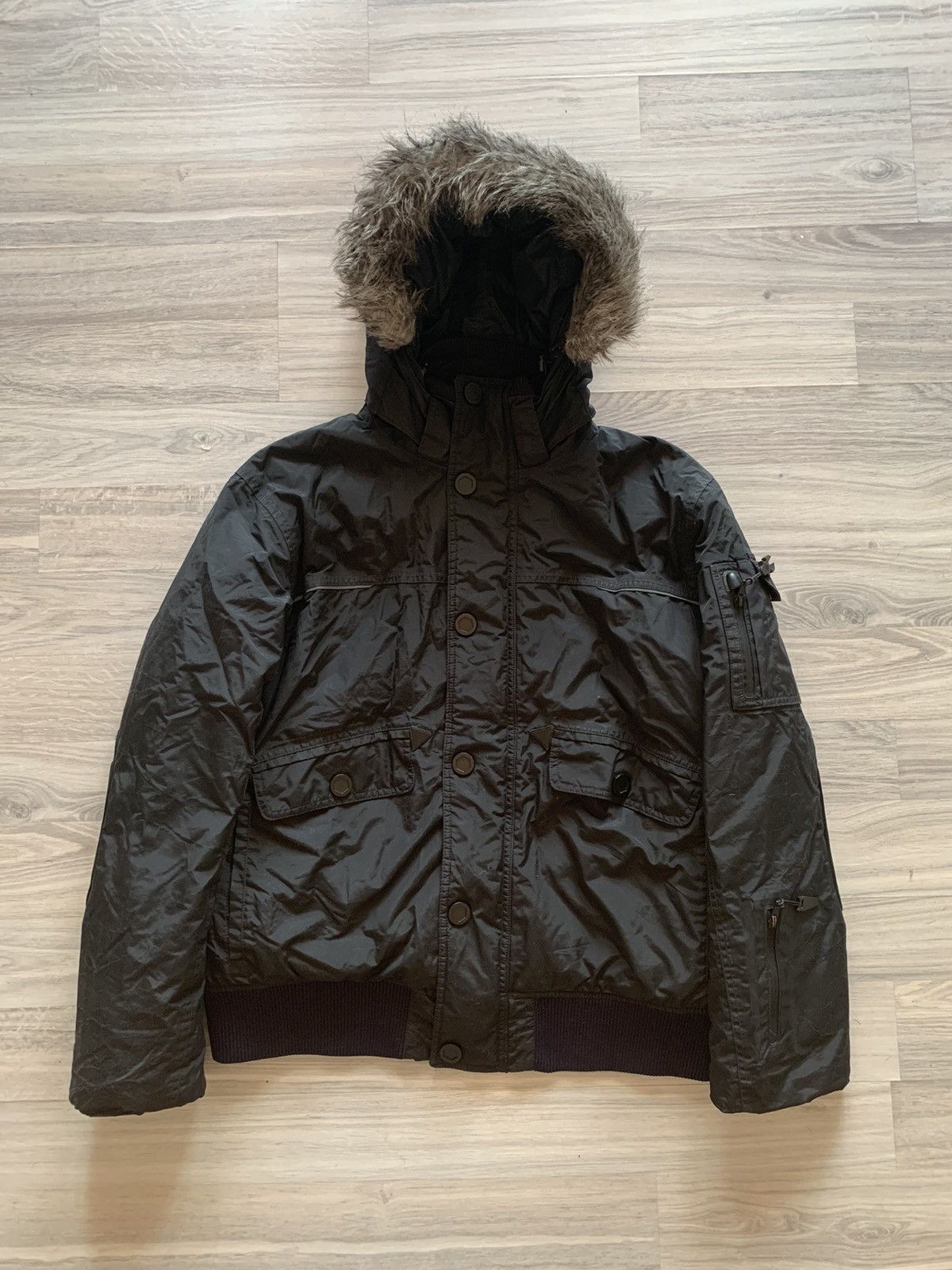 If Six Was Nine × Japanese Brand × Le Grande Bleu (L.G.B.) Engelbert Strauss Y2K faux fur hood jacket If6was9 LGB vibe Size US XL / EU 56 / 4 - 3 Thumbnail