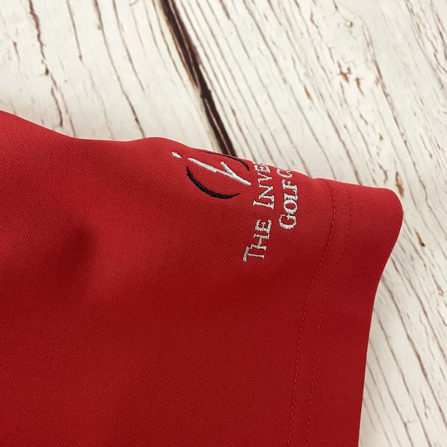 Vintage Sunice Polo Shirt Mens XL Red Inverness Golf Club Short Sleeve Button-Up Cotton Shirt Size US XL / EU 56 / 4 - 3 Thumbnail