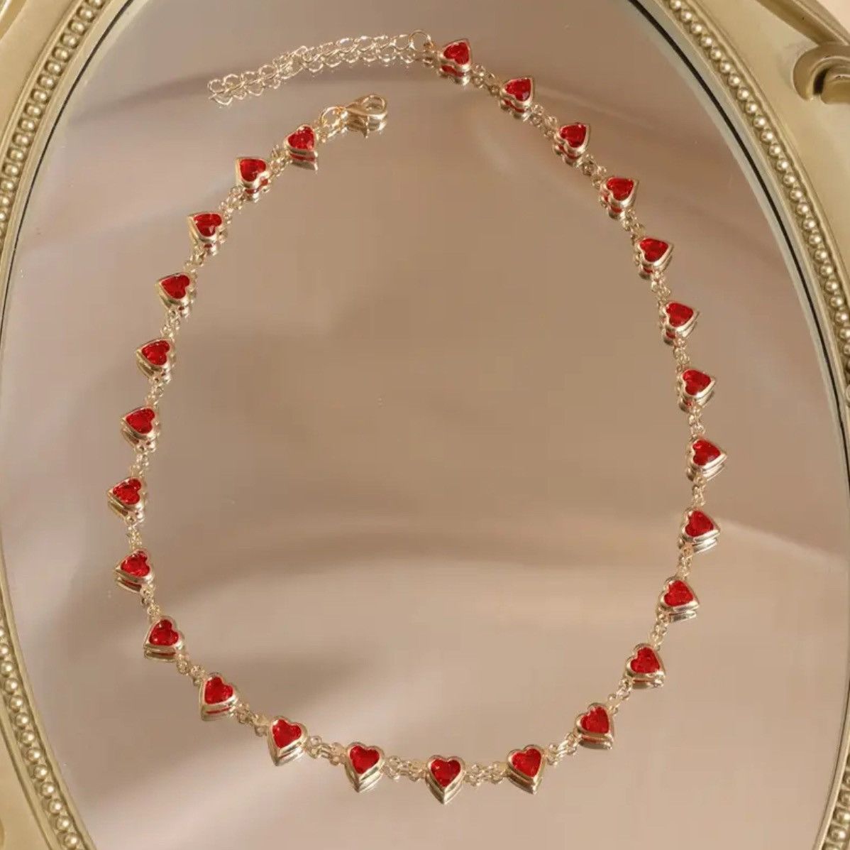 Japanese Brand × Other Valentines Day Gift Heart Necklace Chain Size ONE SIZE - 2 Thumbnail