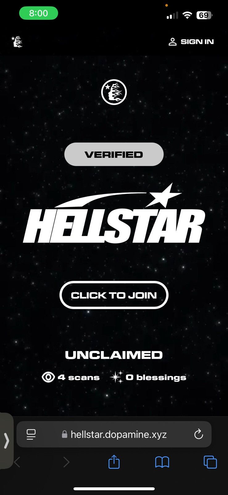 HELLSTAR Hellstar Glittery Sport Core Size US XS / EU 42 / 0 - 7 Thumbnail