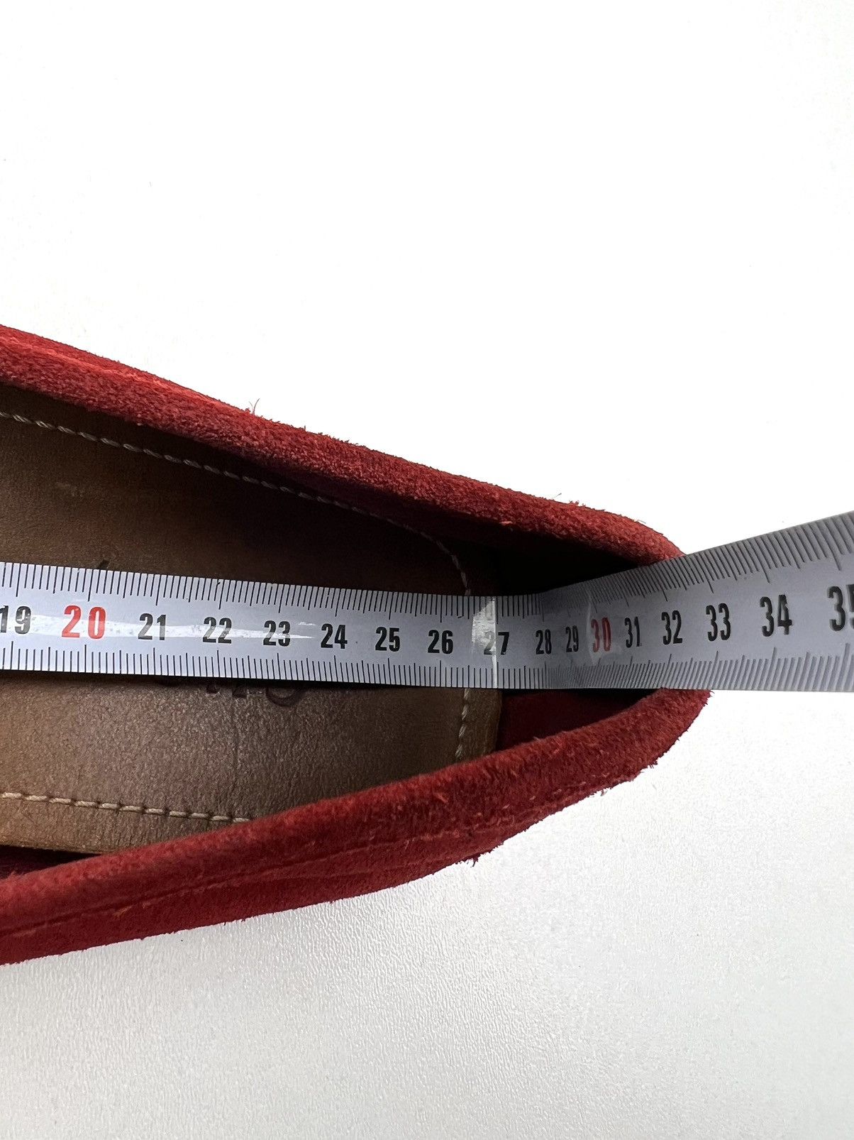 Gucci GUCCI Loafers Drivers Leather Shoes Web Stripe Red Men's Size US 8.5 / EU 41-42 - 22 Thumbnail