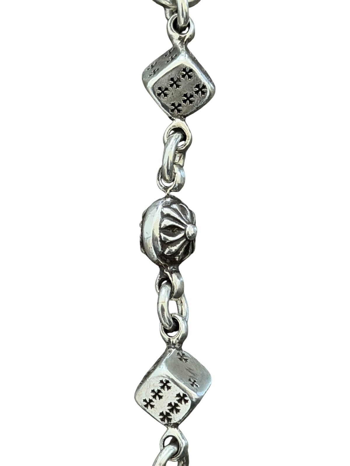 Chrome Hearts Dice Crossball Double Lobster Clasp Wallet Chain Size ONE SIZE - 5 Thumbnail