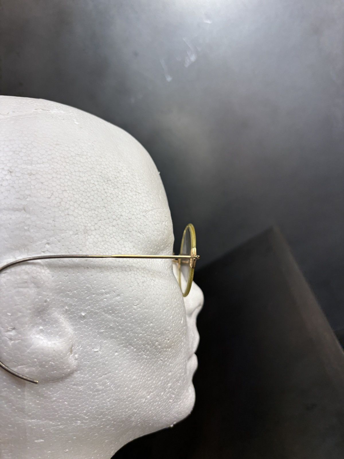 Shuron Antique Eyeglasses 1910s Shur-On Optical Gold F Round Frames Size ONE SIZE - 17 Thumbnail