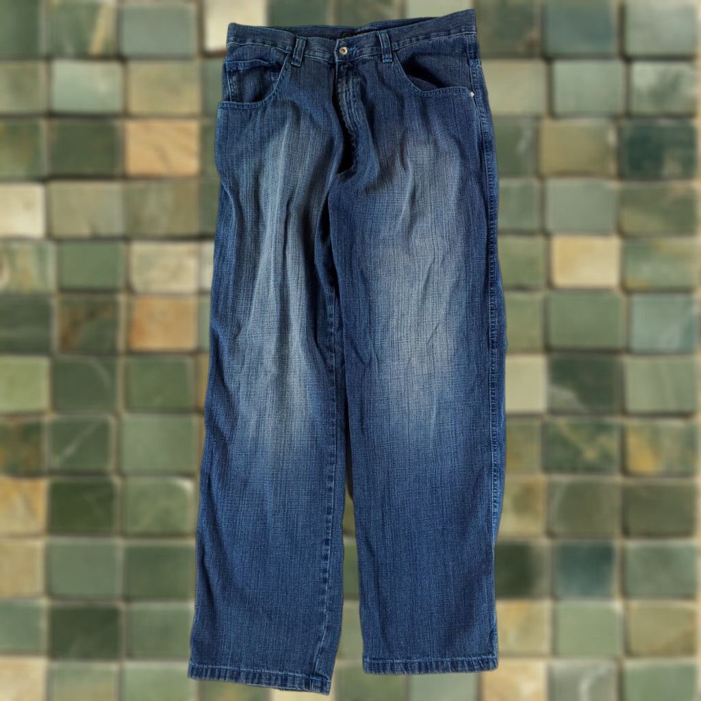 Southpole VINTAGE Southpole VTG Y2K Jeans Blue Mens 38 (38x35 Actual) Size US 38 / EU 54 - 1 Thumbnail