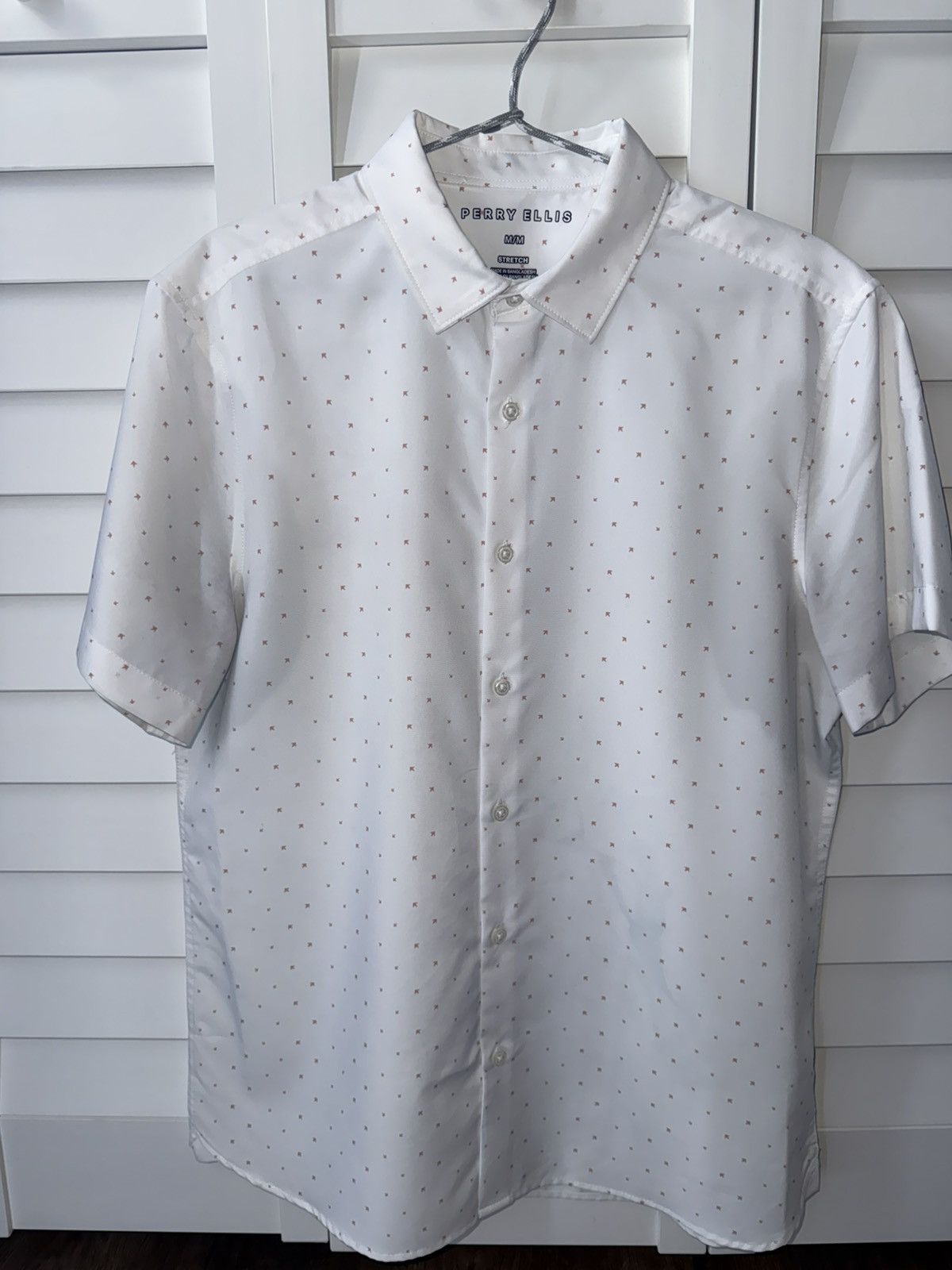 Perry Ellis Perry Ellis Short Sleeve Button Up Size US M / EU 48-50 / 2 - 5 Thumbnail