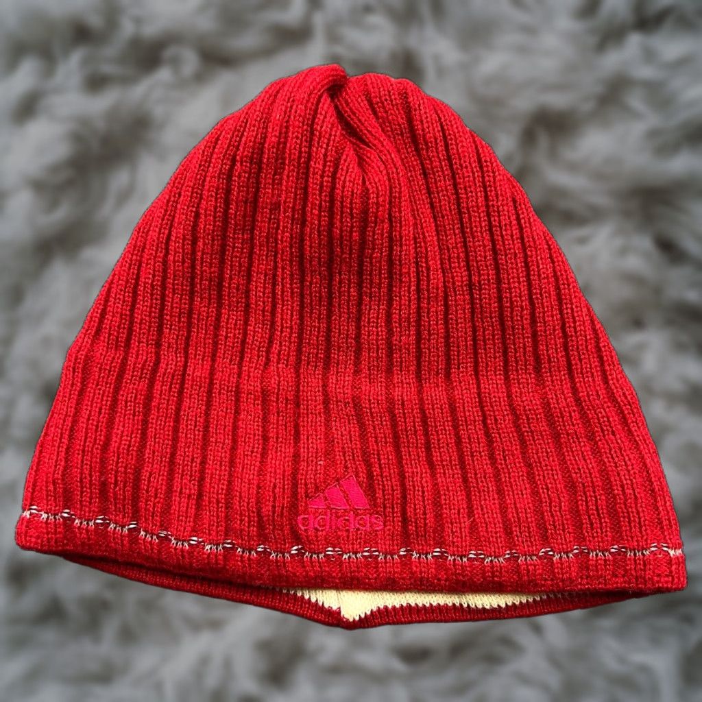 Adidas VINTAGE adidas Windstopper Beanie Hat One Size Black Wool Knit Thermal Ski Cap Mens Womens Unisex Adults Beanie Size ONE SIZE - 1 Thumbnail