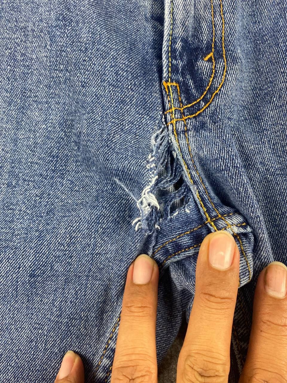 Levi's levis denizen distressed denim Size US 33 - 9 Thumbnail