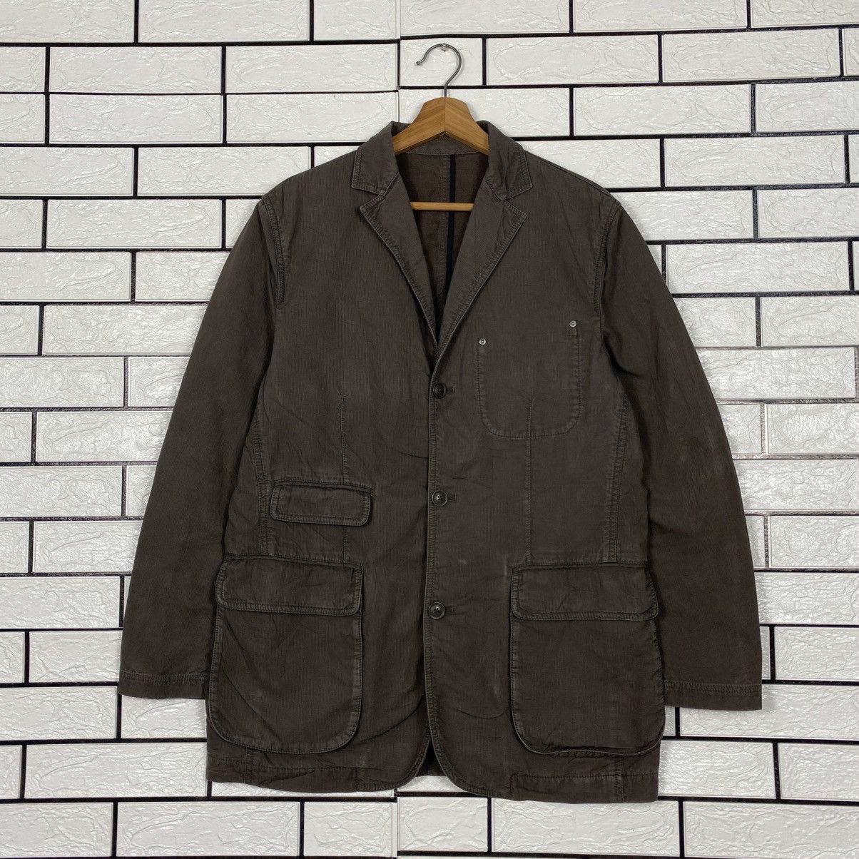 Issey Miyake 📌Vintage Chore Work Jacket Icca Duck Canvas Detroit Size US L / EU 52-54 / 3 - 2 Thumbnail