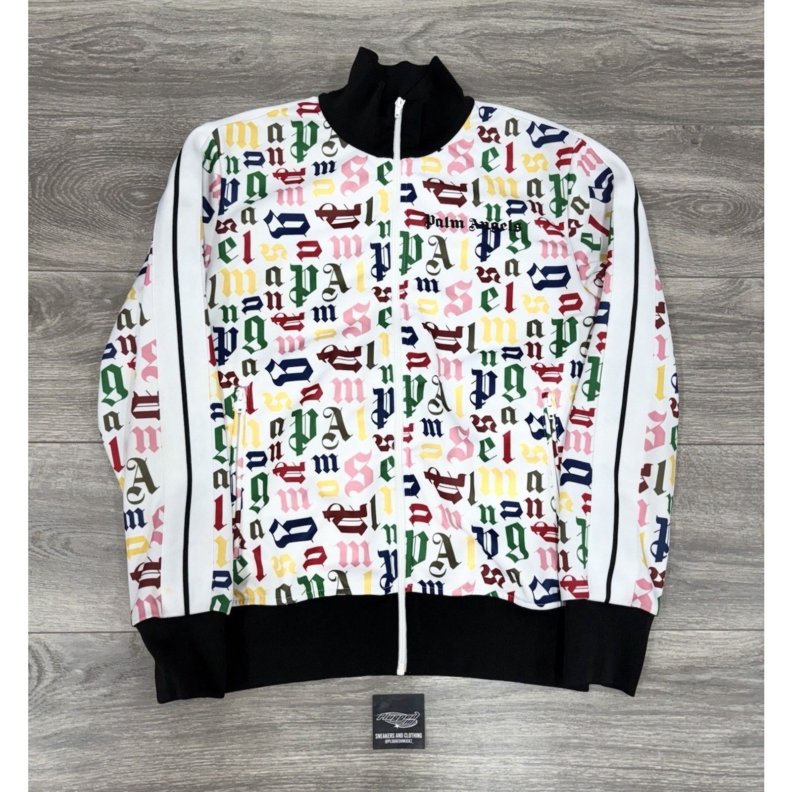 Palm Angels Palm Angels Logo Track Jacket ' Multi Color ' | EXCELLENT! Size US M / EU 48-50 / 2 - 1 Thumbnail