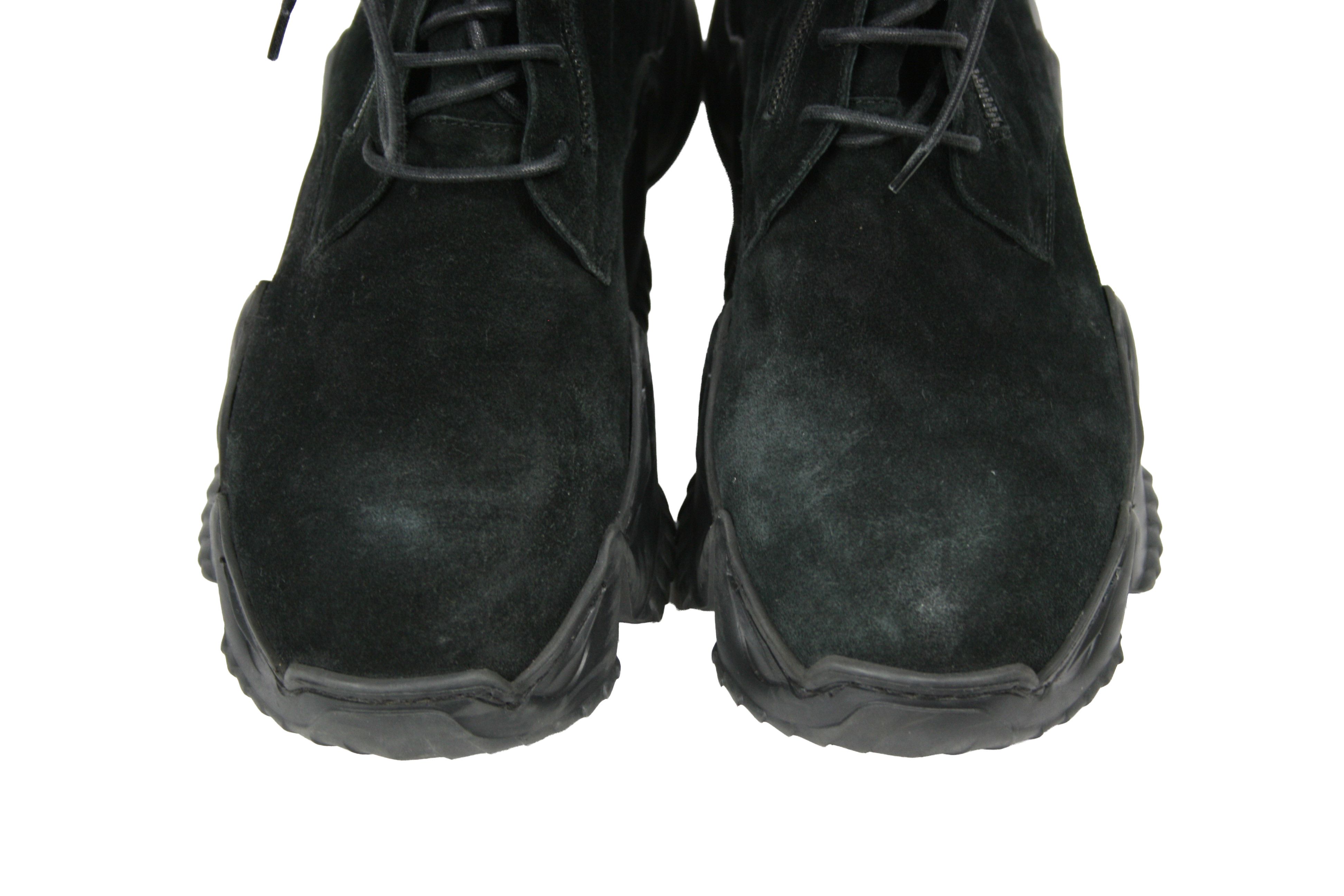 Rundholz Black Label Avant Garde Massive Suede Double Zip Boots Size US 10 / IT 40 - 5 Thumbnail