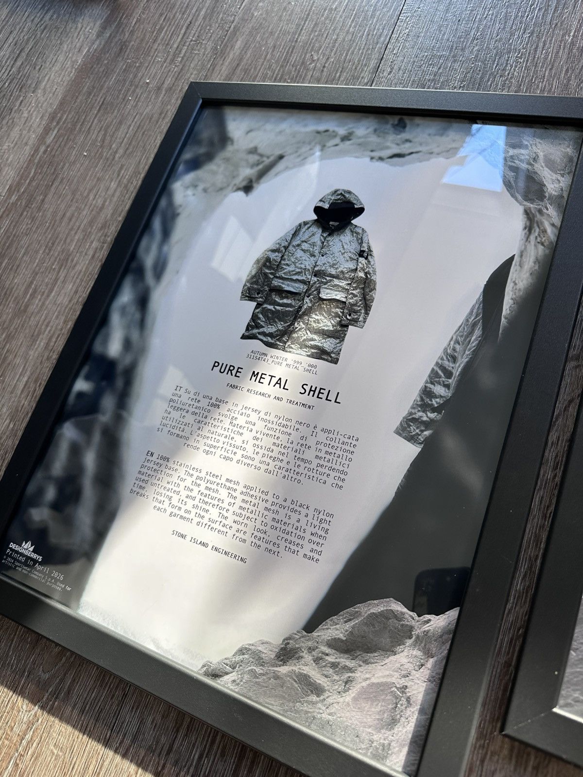 Stone Island Stone Island Pure Metall Shell Poster-Set Size US L / EU 52-54 / 3 - 7 Thumbnail
