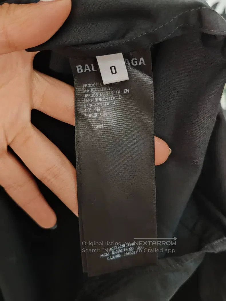 Balenciaga Balenciaga Short Sleeve Shirt Size US XS / EU 42 / 0 - 4 Thumbnail