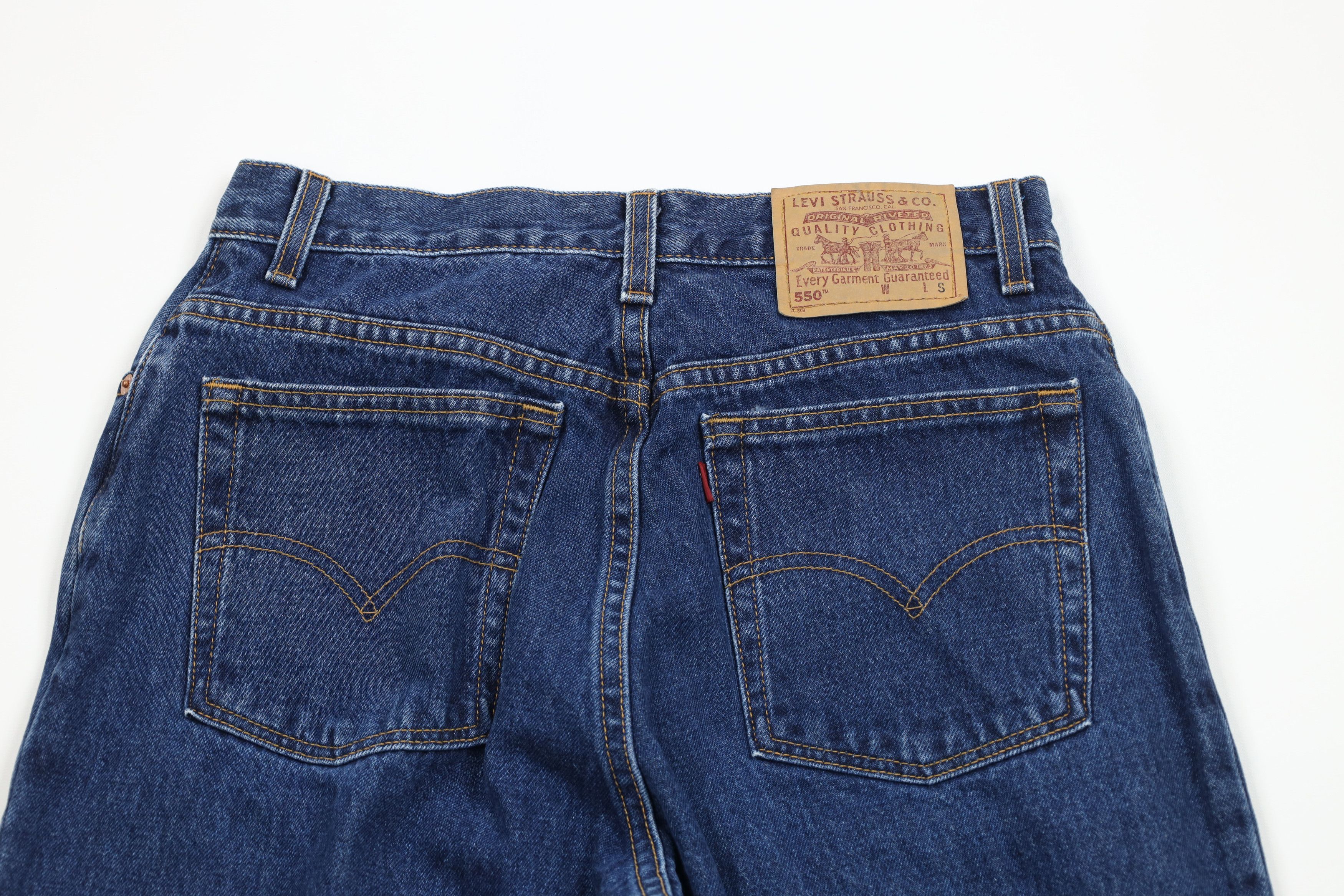 Levi's × Vintage Vintage 90s Levis 550 Fit Tapered Leg Denim Jeans USA Size 34" / US 12 / IT 48 - 10 Thumbnail