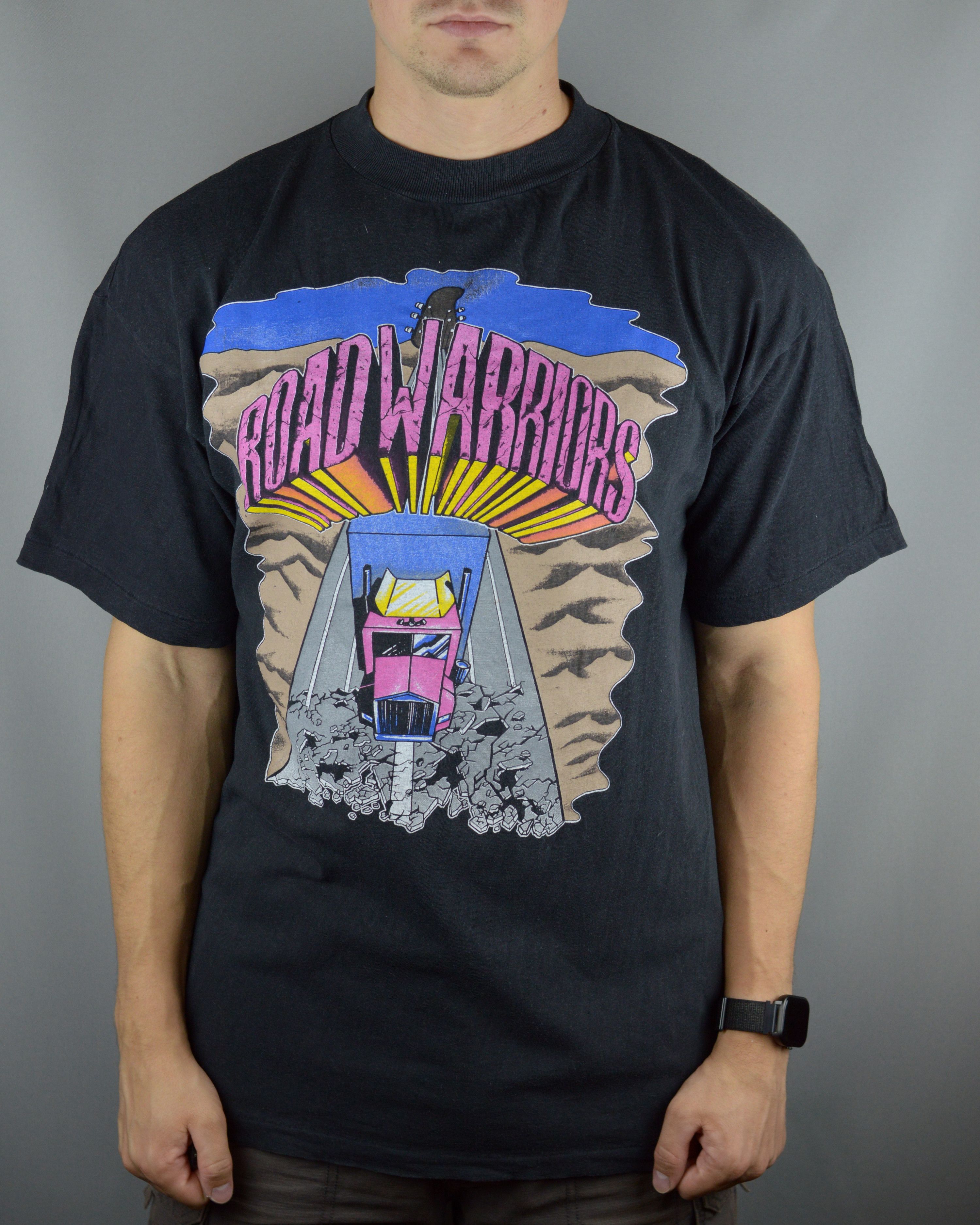 Vintage Road Warriors tour 1990 Ten Years After Nazareth t shirt Size US XL / EU 56 / 4 - 1 Thumbnail