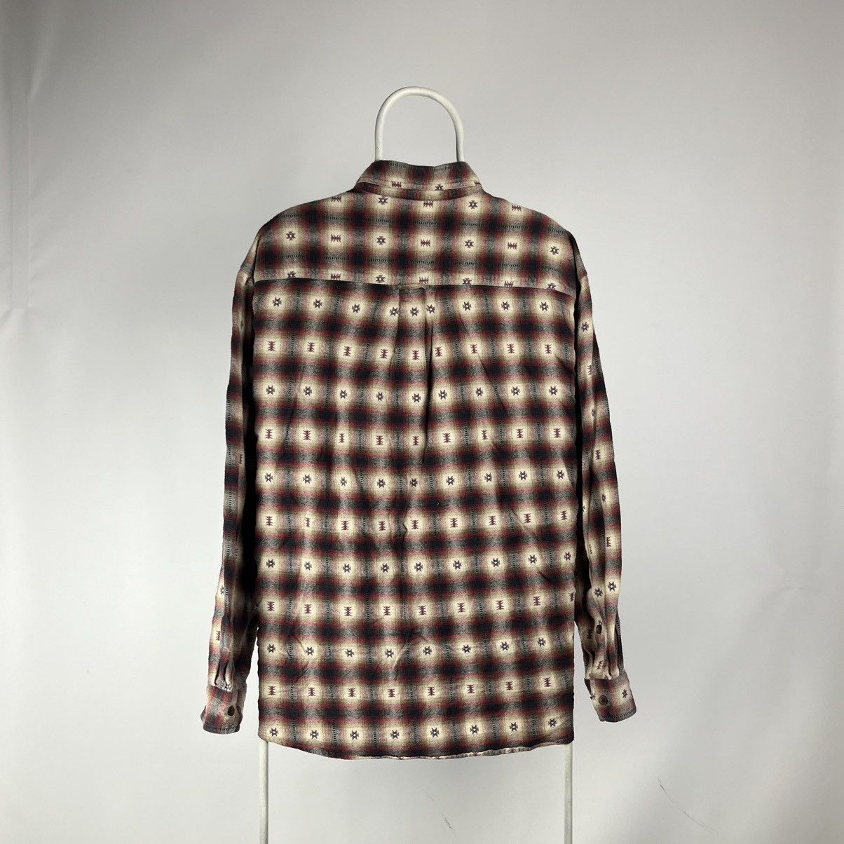 Woolrich Woolen Mills Woolrich John Rich And Bros Shirt Aztec Vintage Flannel Size US XXL / EU 58 / 5 - 2 Thumbnail