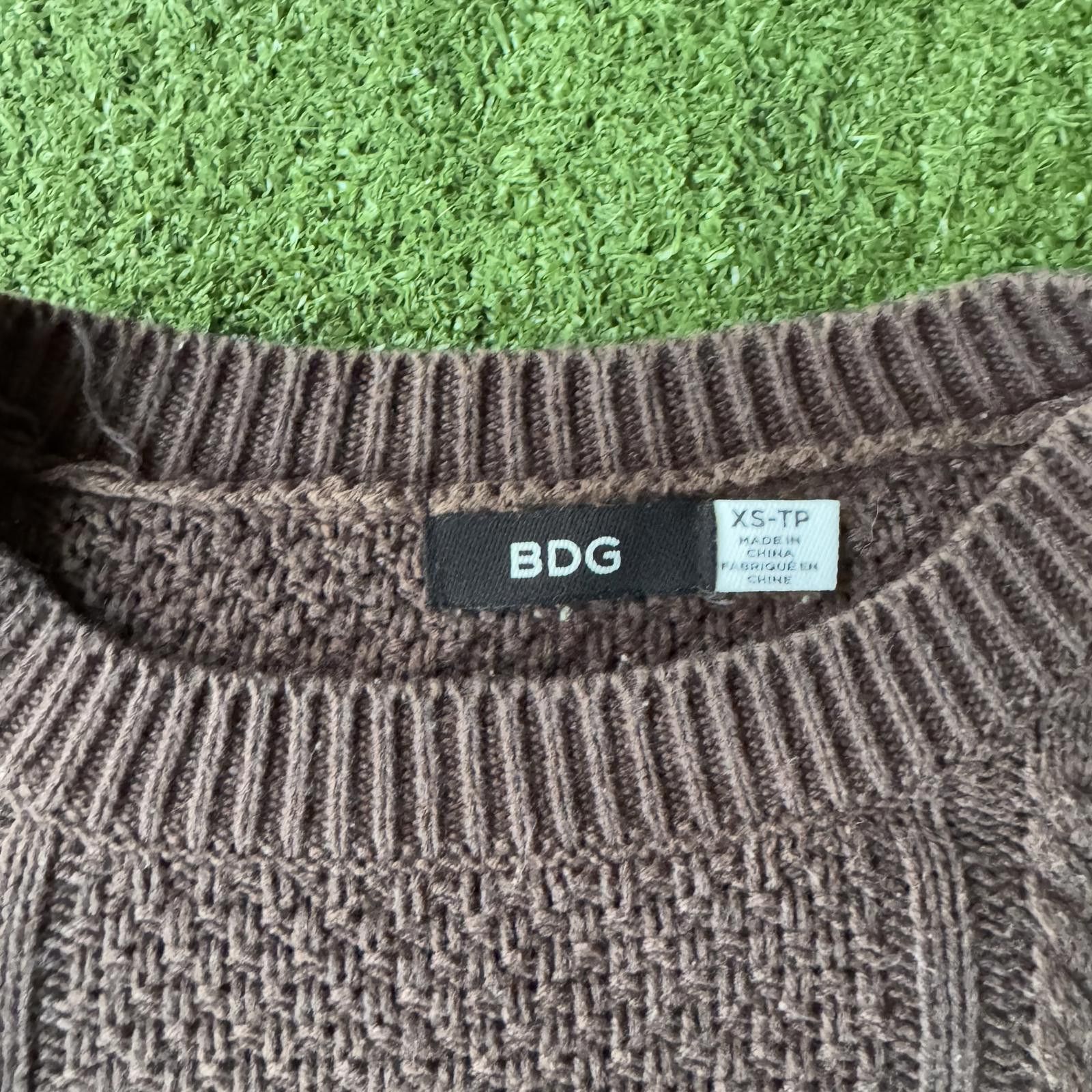 Bdg BDG Cozy Cable Knit Oversized Sweater Size ONE SIZE - 2 Thumbnail