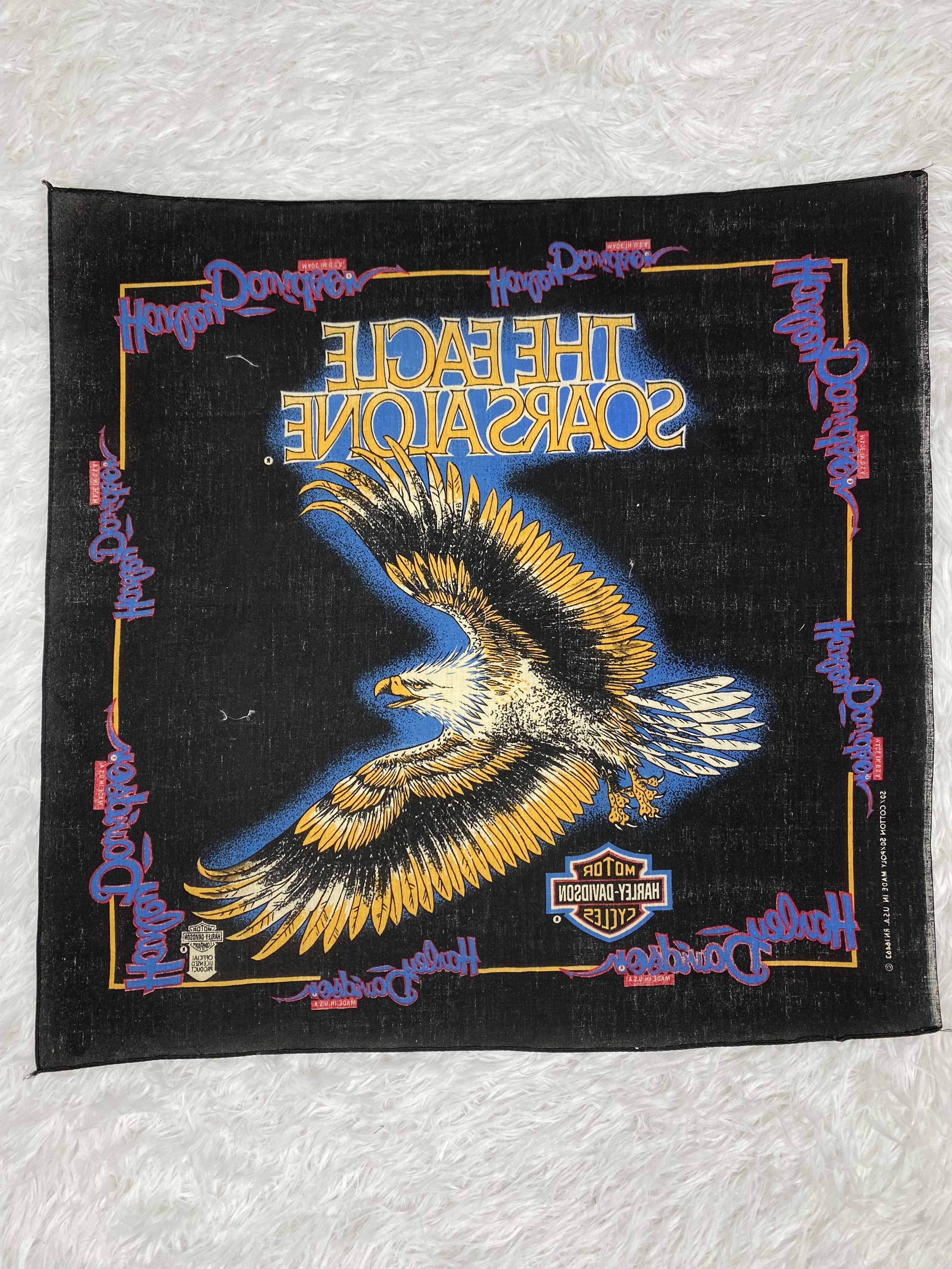 Harley Davidson Vintage Harley-Davidson Handkerchief PH0112 Size ONE SIZE - 7 Thumbnail