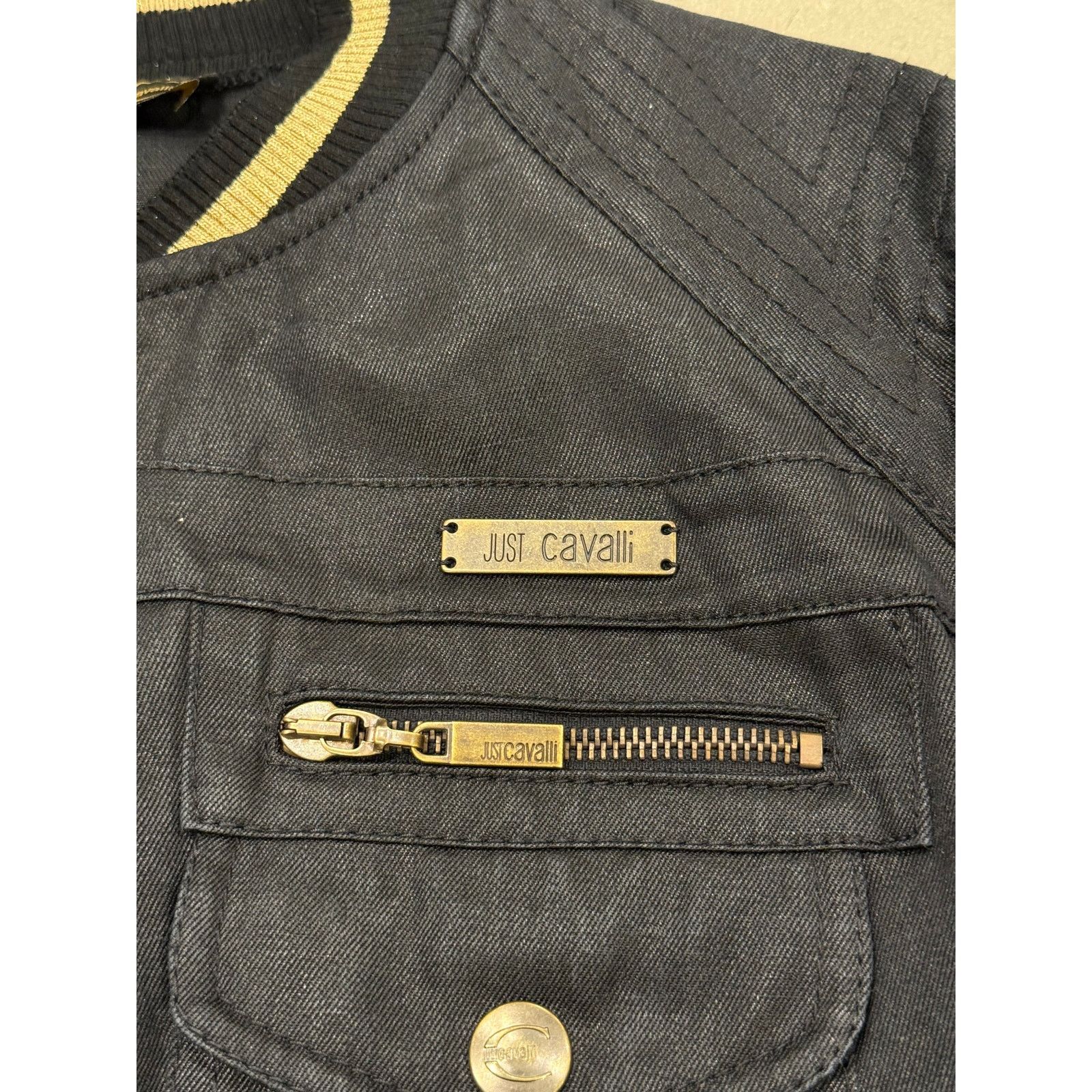 Roberto Cavalli A/W 2008 Roberto Cavalli waxed cargo bomber jacket Size US S / EU 44-46 / 1 - 7 Thumbnail