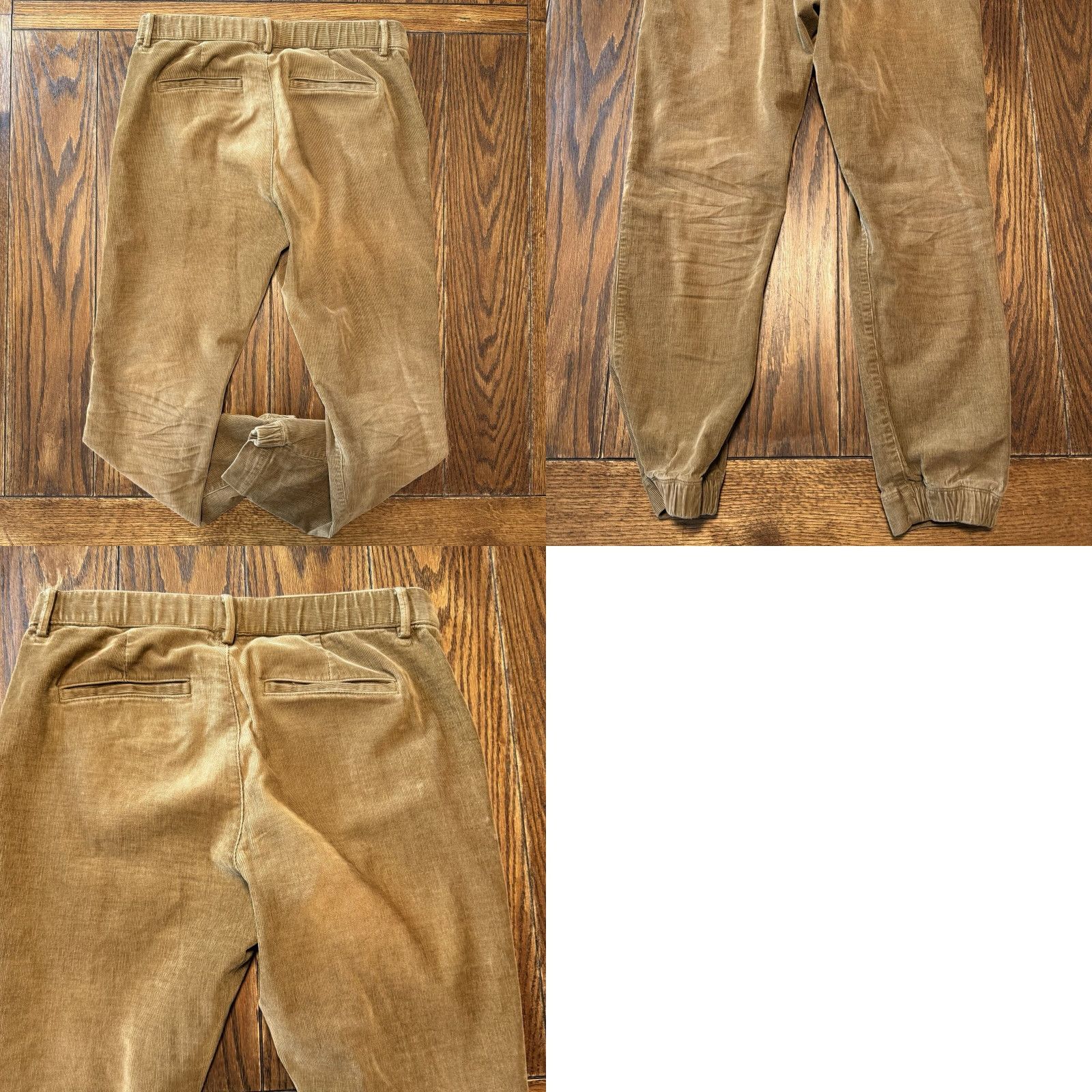 Flint And Tinder Flint And Tinder Pants Mens 34x30 Brown Corduroy Slim Straight Casual Elastic Size US 33 - 8 Thumbnail